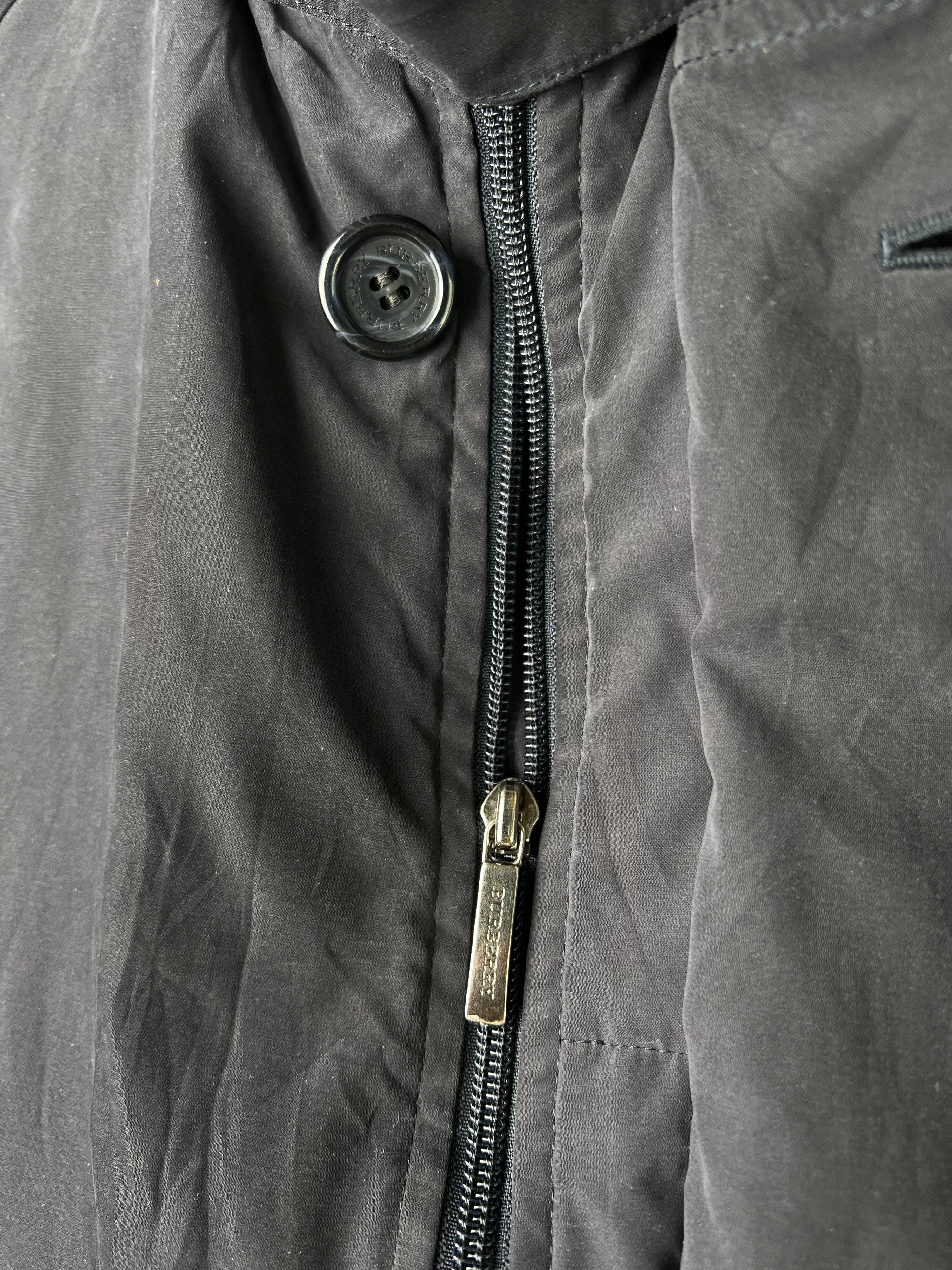 BURBERRY VINTAGE MID LENGTH COAT BLUE - M/L