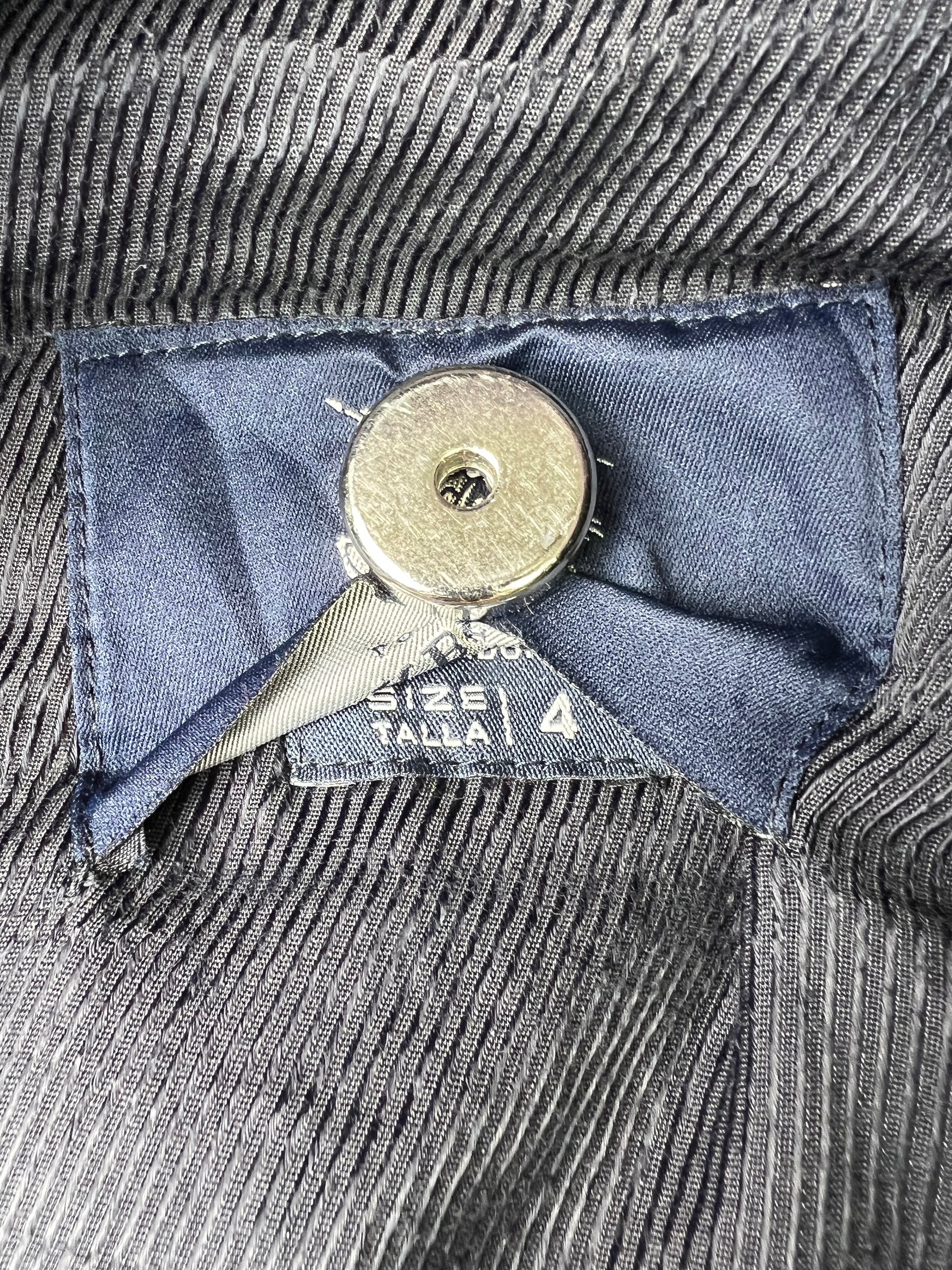 BURBERRY VINTAGE MID LENGTH COAT BLUE - M/L