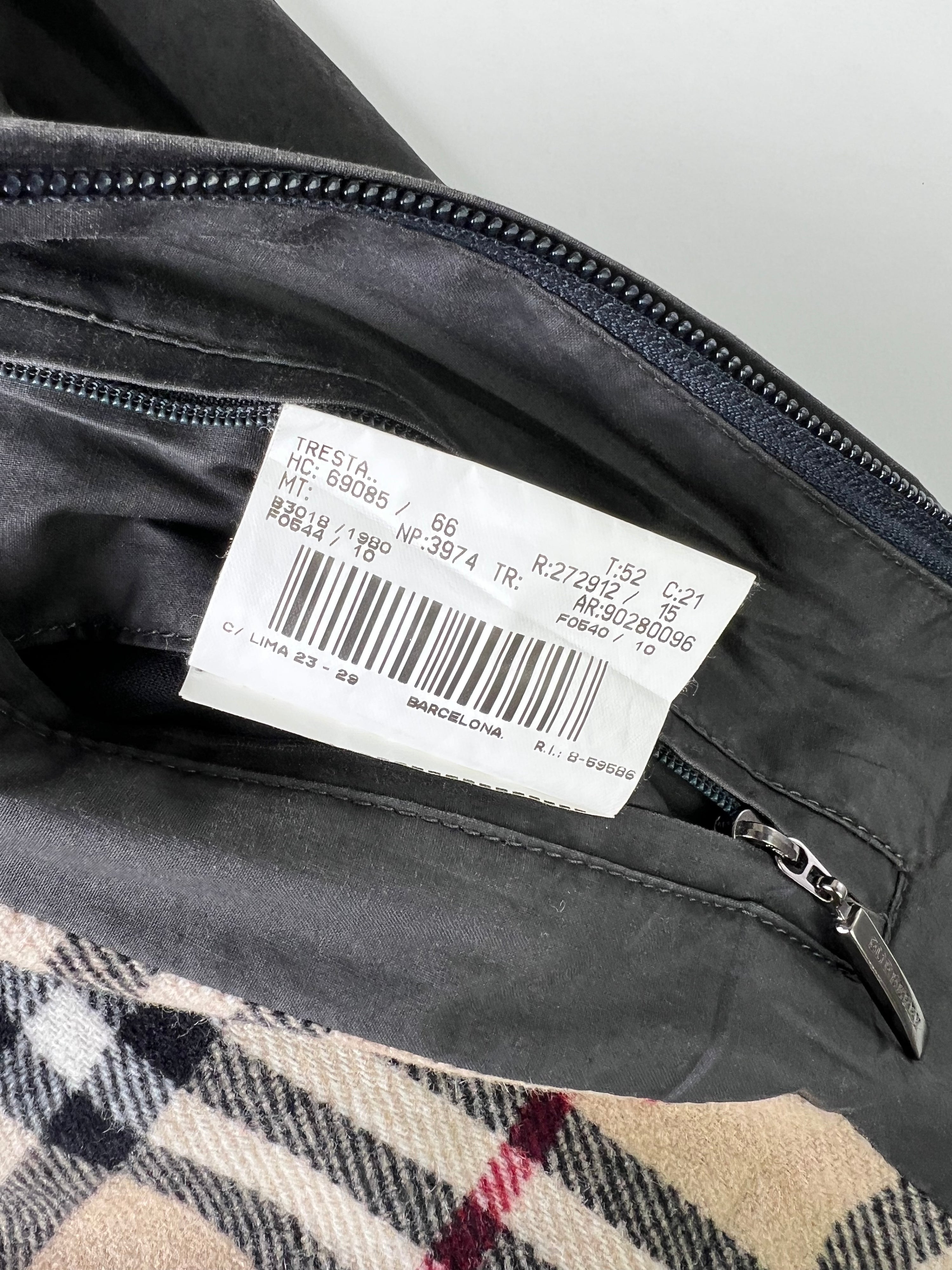 BURBERRY VINTAGE JACKET WITH COATING GRAY - L/XL