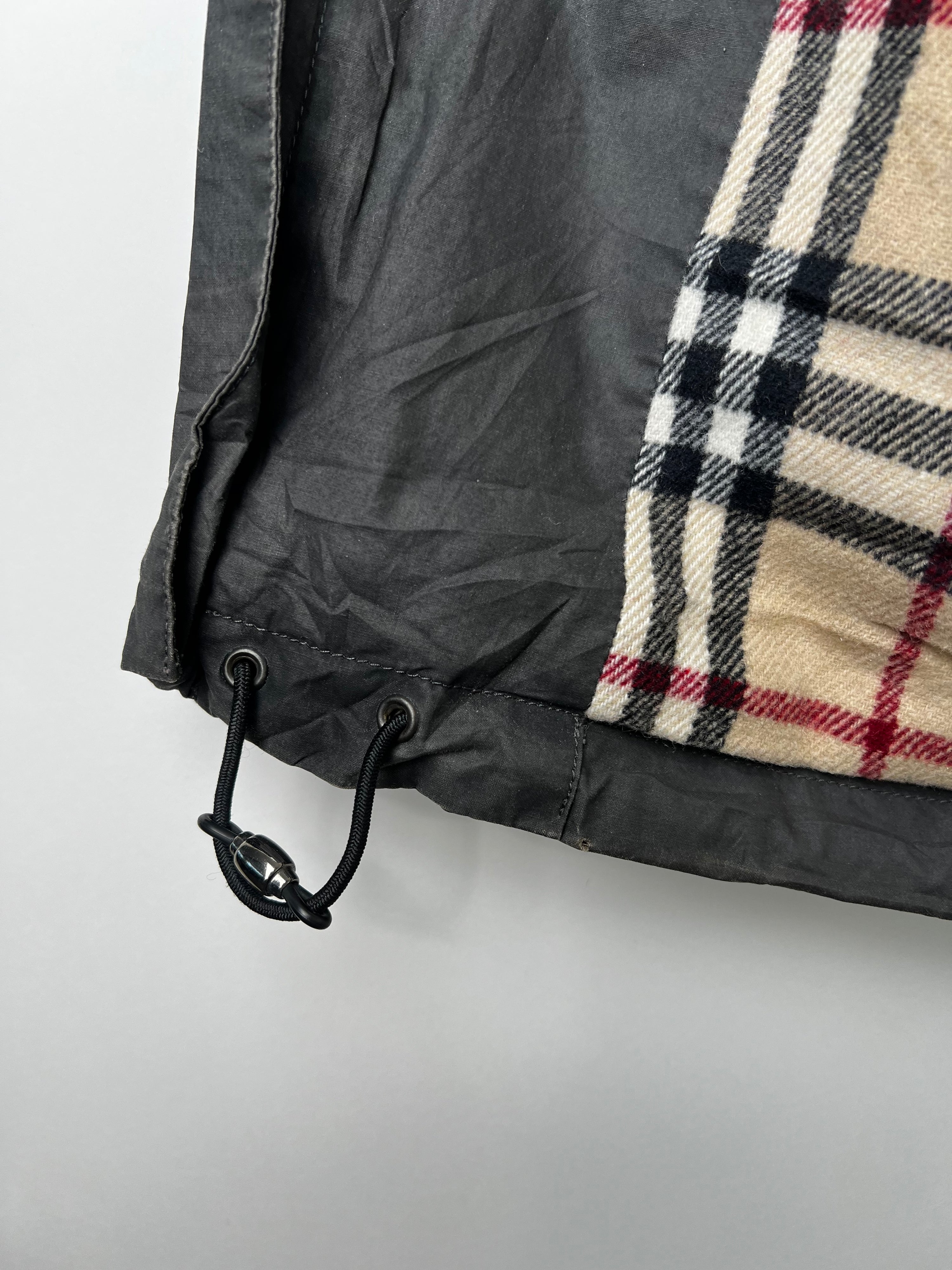 BURBERRY VINTAGE JACKET WITH COATING GRAY - L/XL