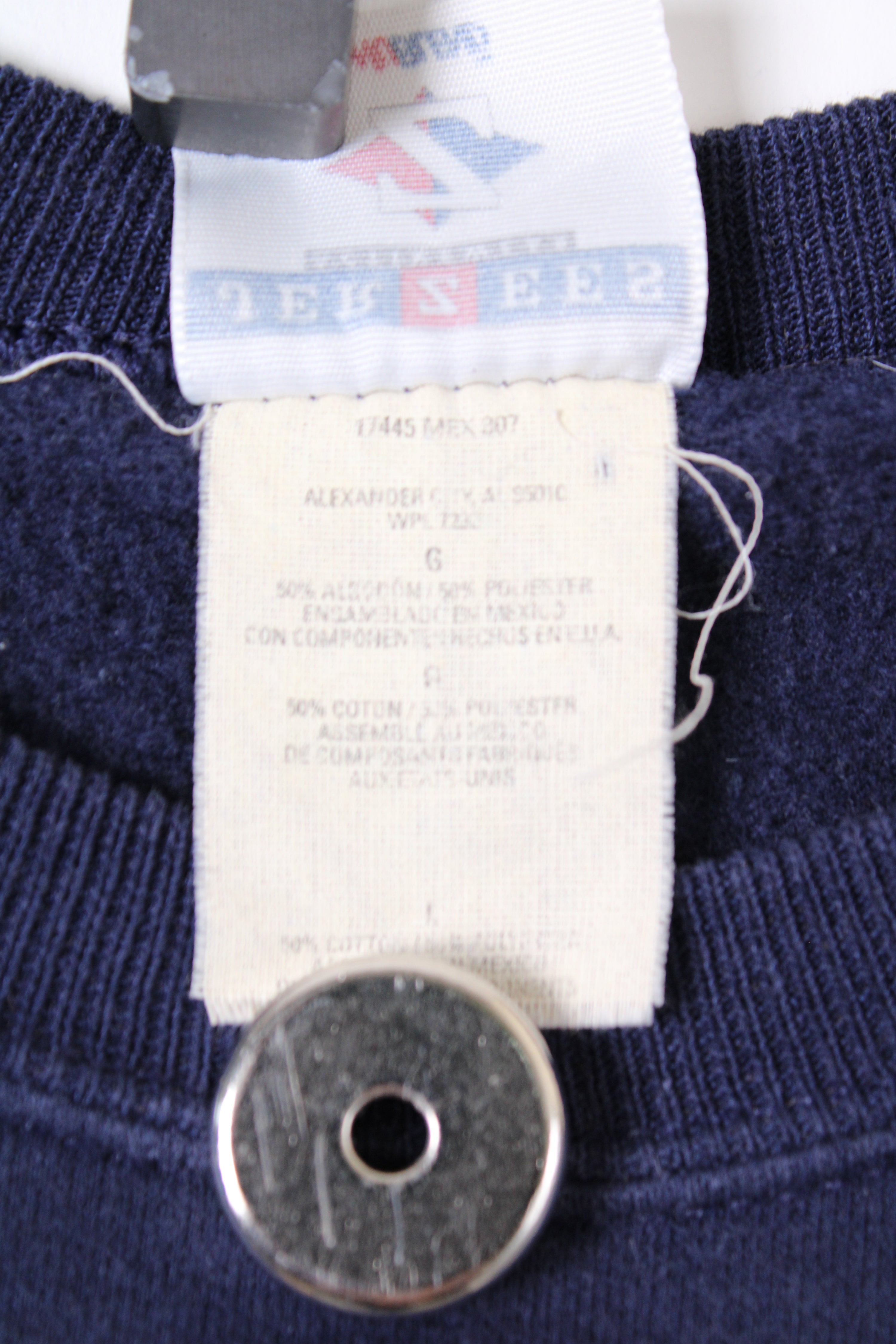 US FIREMAN VINTAGE SWEATSHIRT BLUE - L