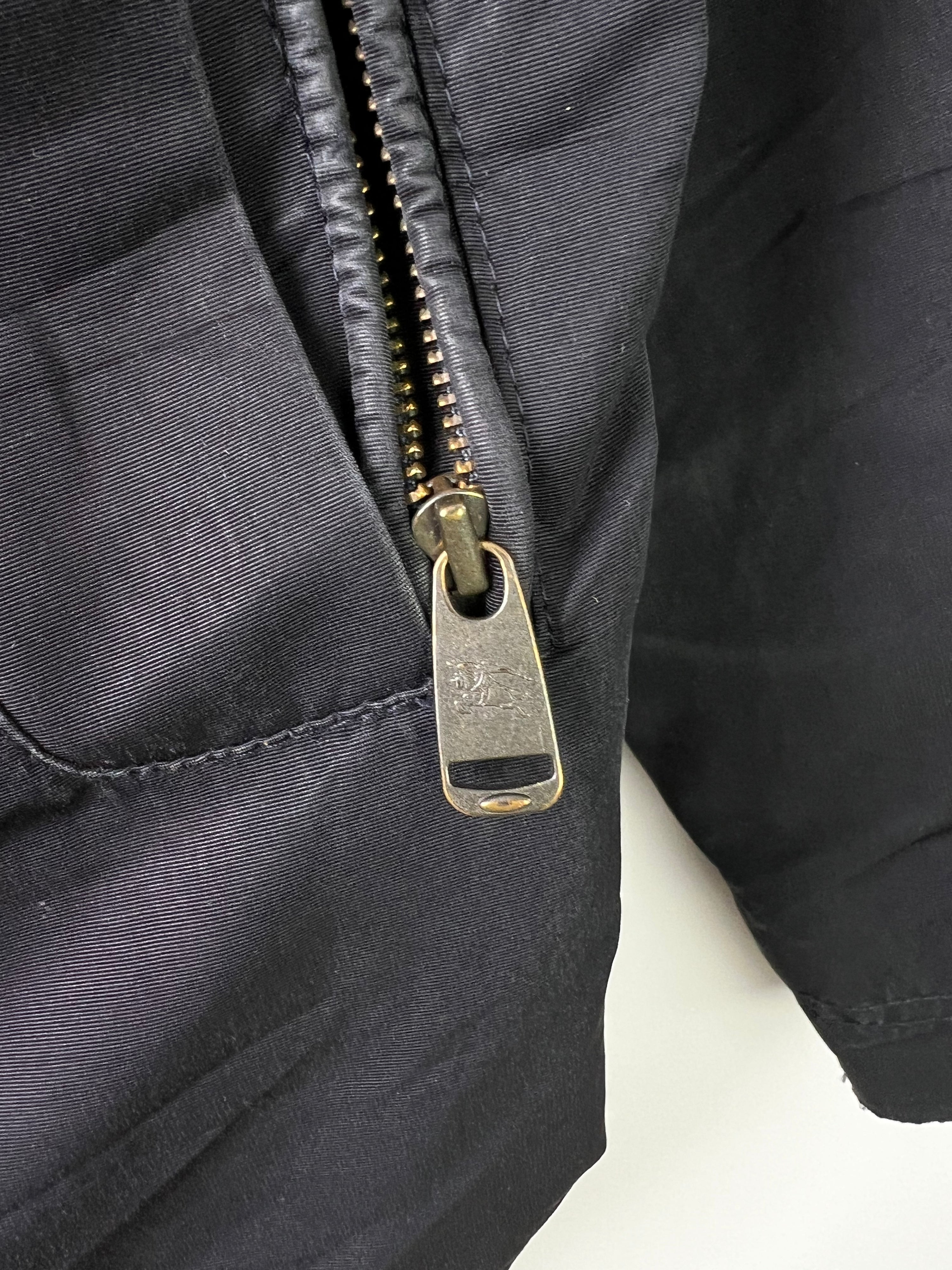 BURBERRY VINTAGE HEAVY NYLON JACKET BLUE - XL/XXL