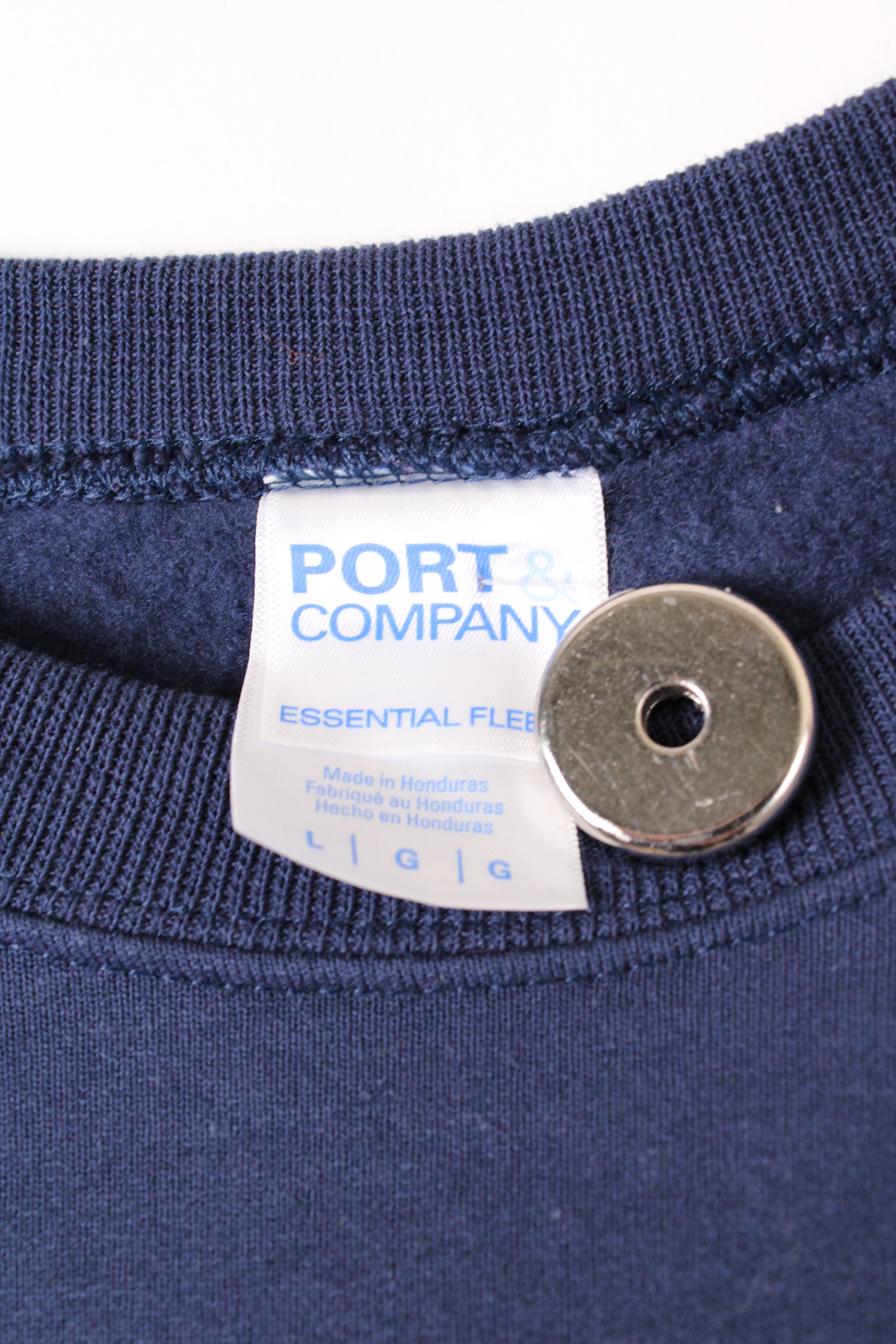 US FIREMAN VINTAGE SWEATSHIRT BLUE - L