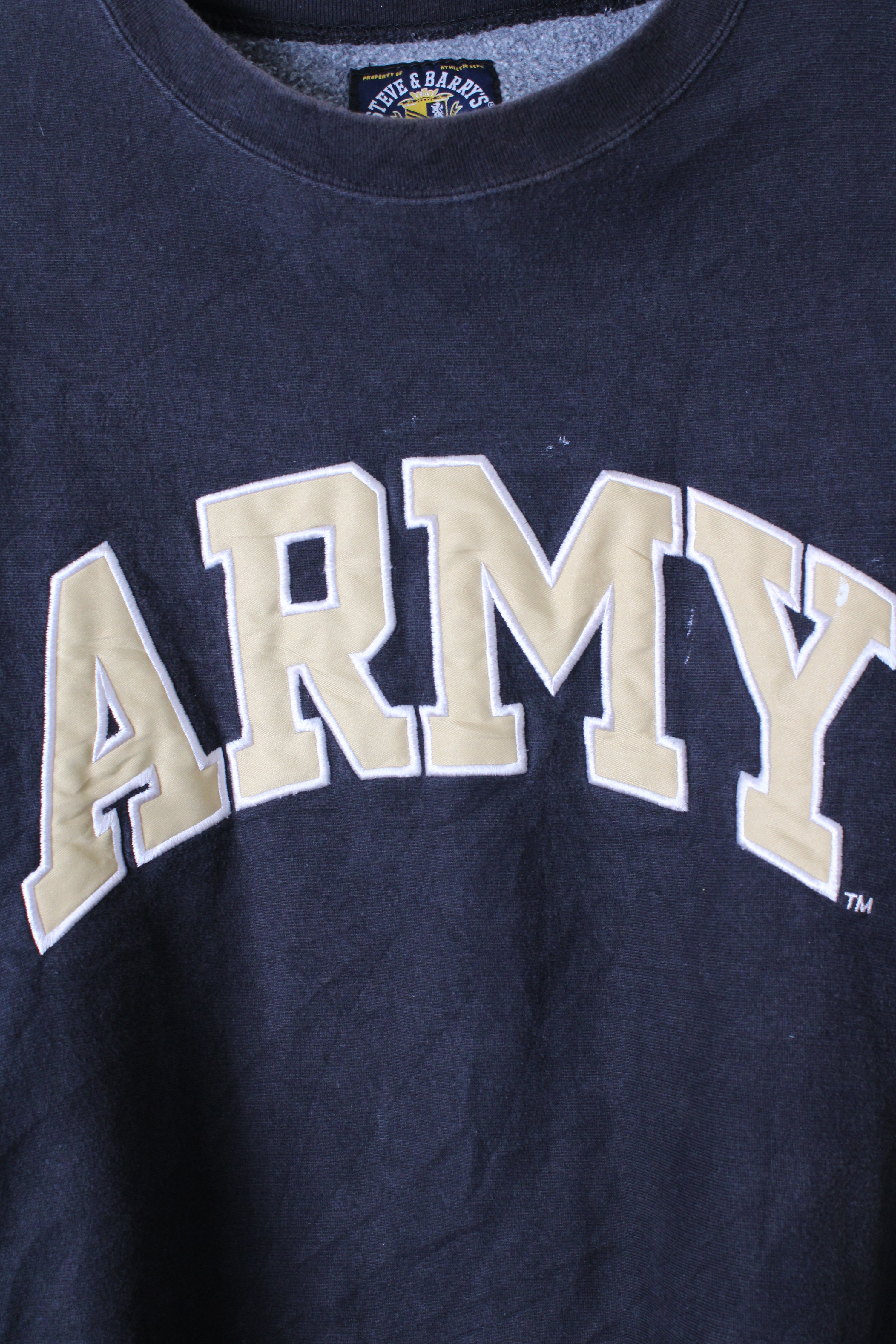 VINTAGE ARMY SWEATSHIRT BLACK - XL