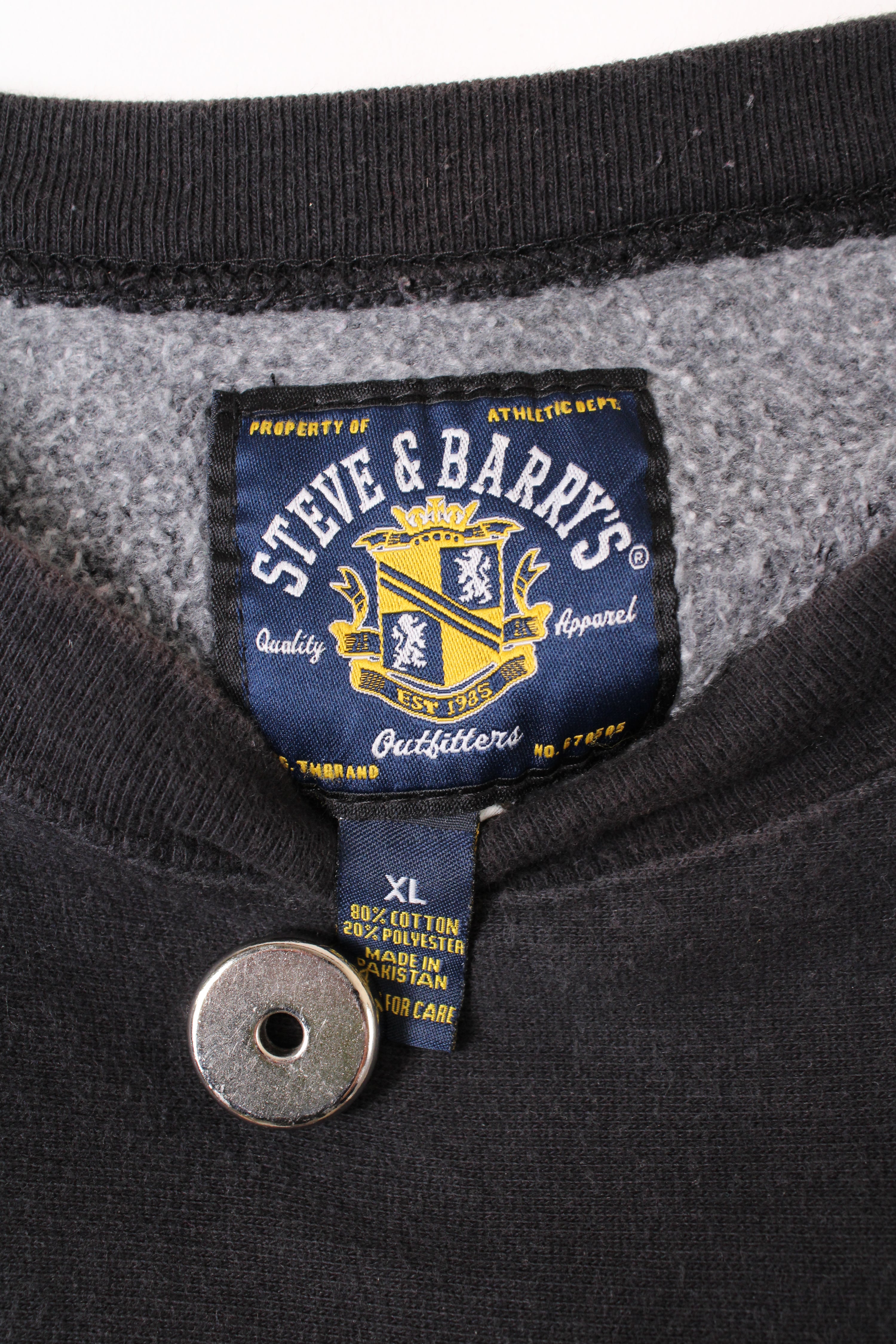 VINTAGE ARMY SWEATSHIRT BLACK - XL