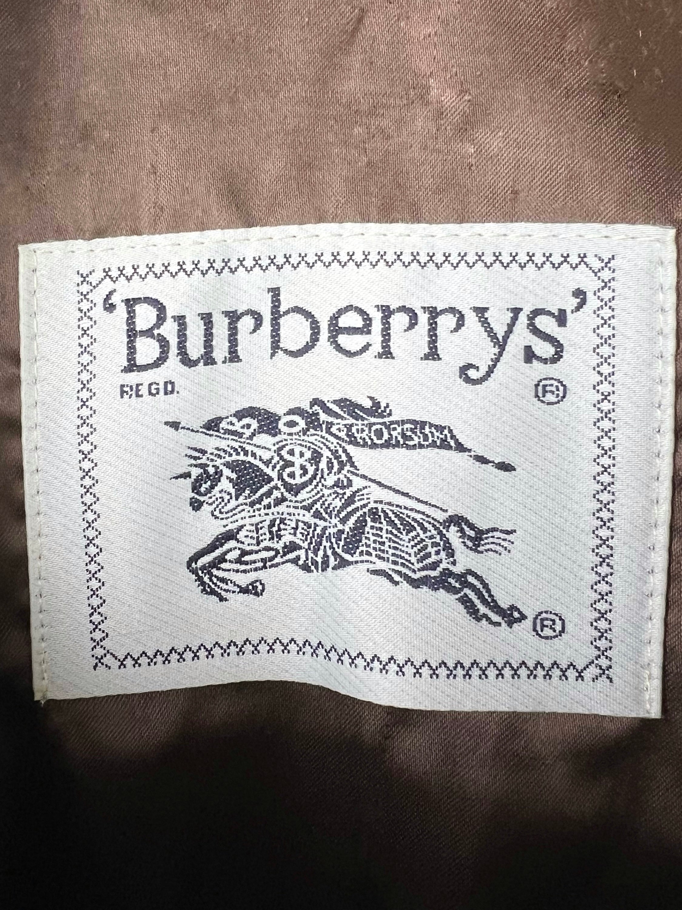 BURBERRY VINTAGE LONG PUFFER JACKET BROWN - M/L