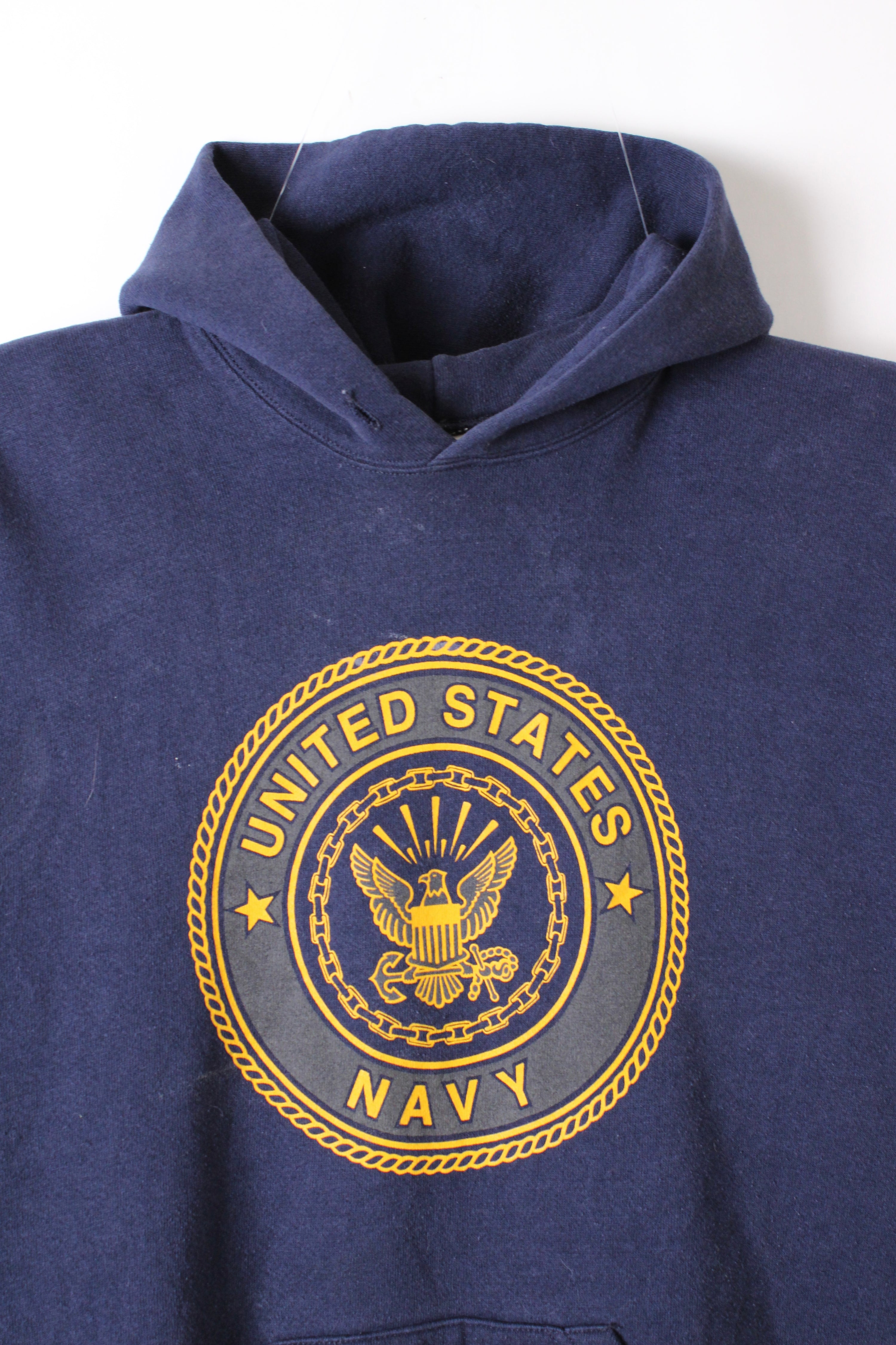 US NAVY VINTAGE HOODIE BLUE - XL