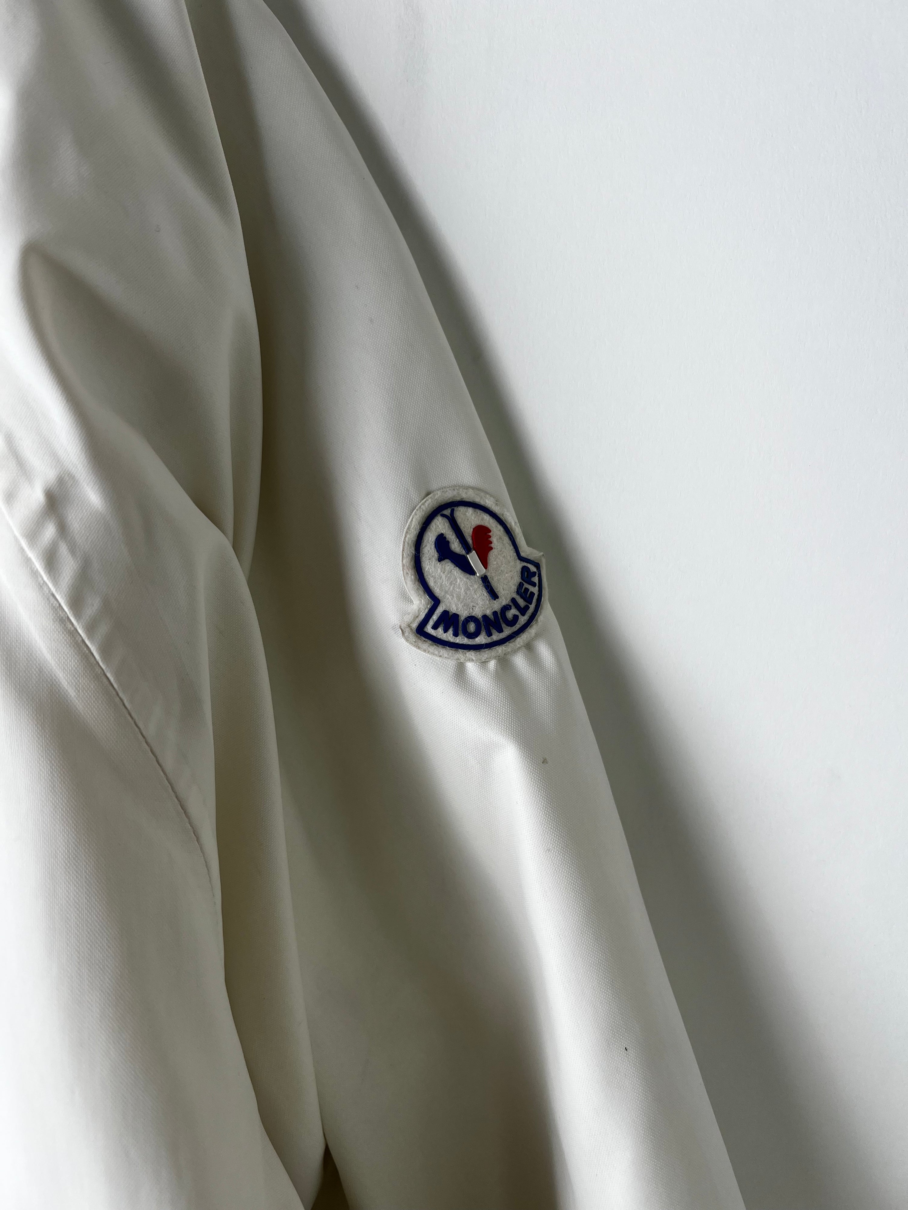 MONCLER GRENOBLE VINTAGE PARKA PUFFER WHITE - M/L