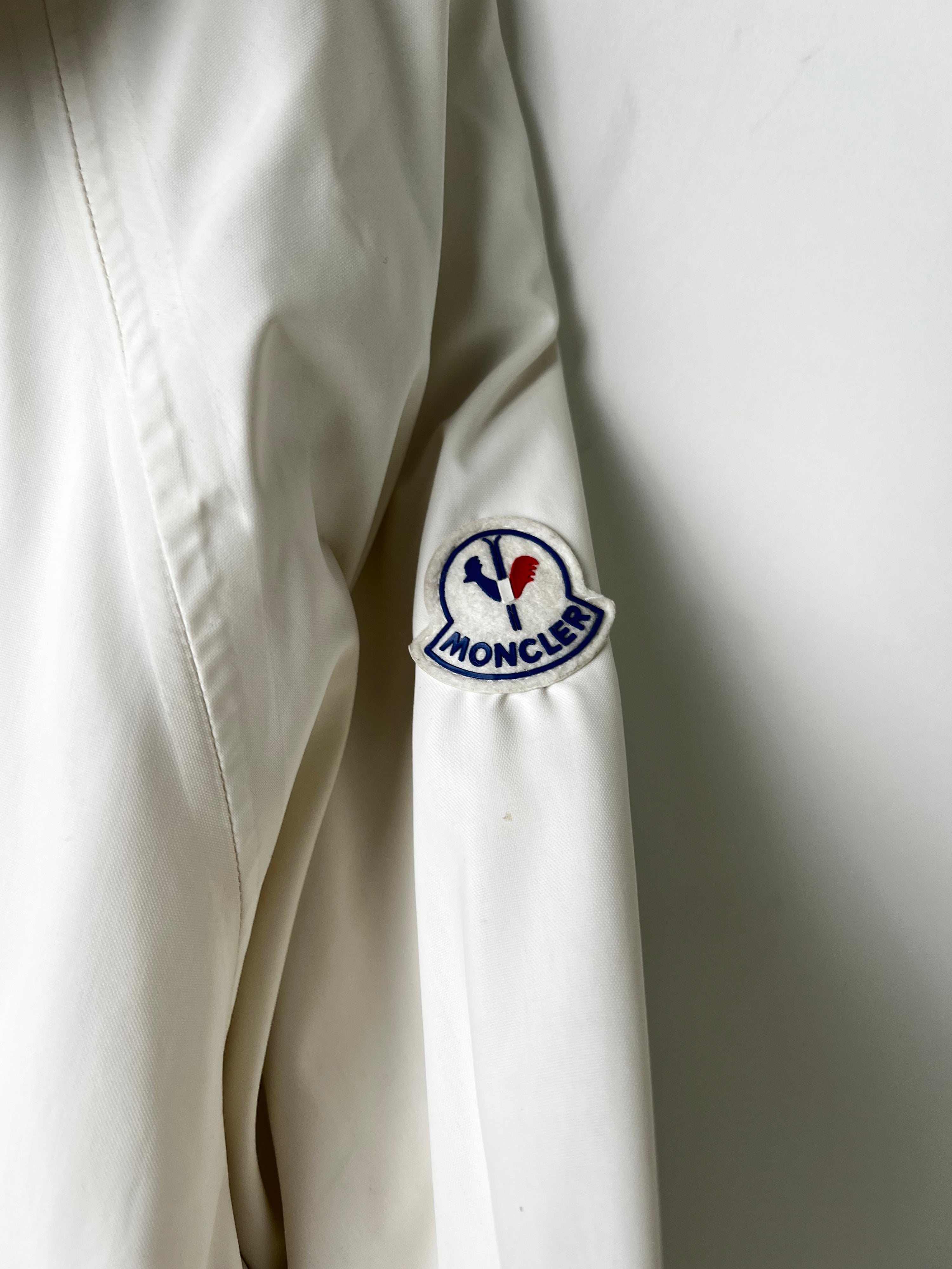 MONCLER GRENOBLE VINTAGE PARKA PUFFER WHITE - M/L