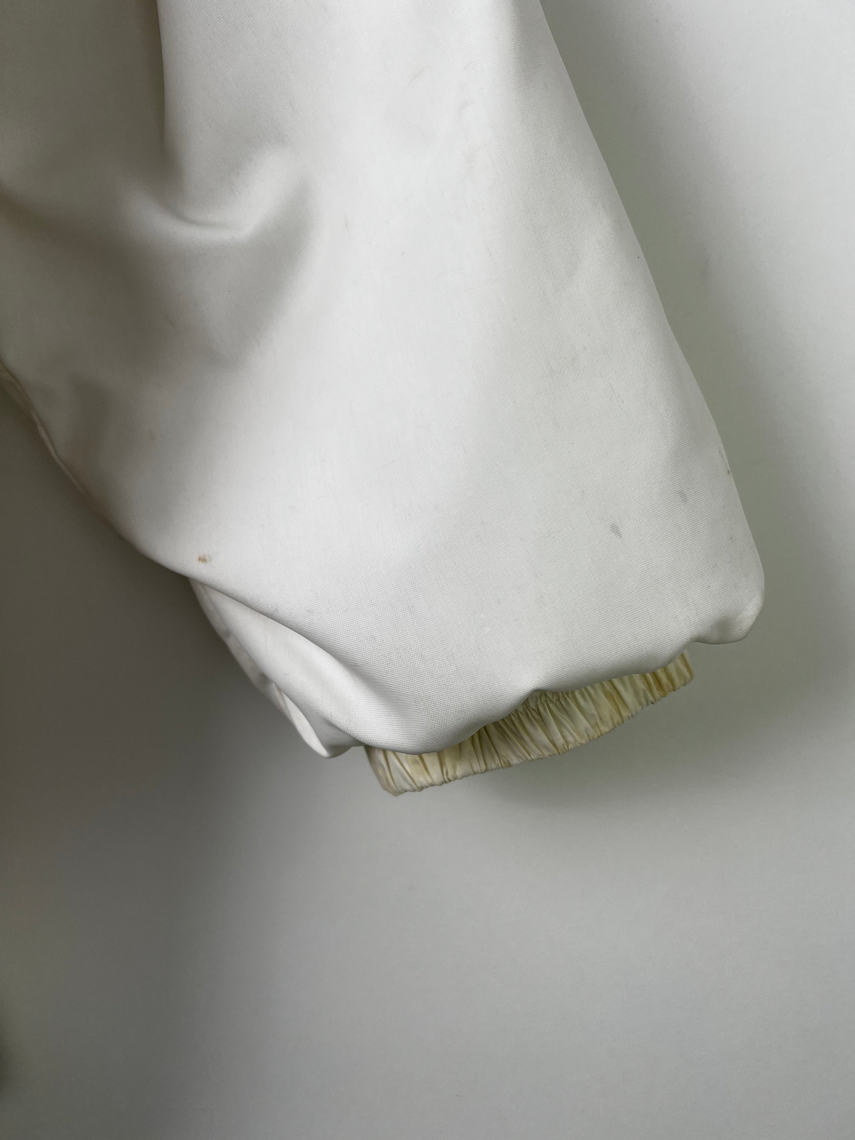 MONCLER GRENOBLE VINTAGE PARKA PUFFER WHITE - M/L