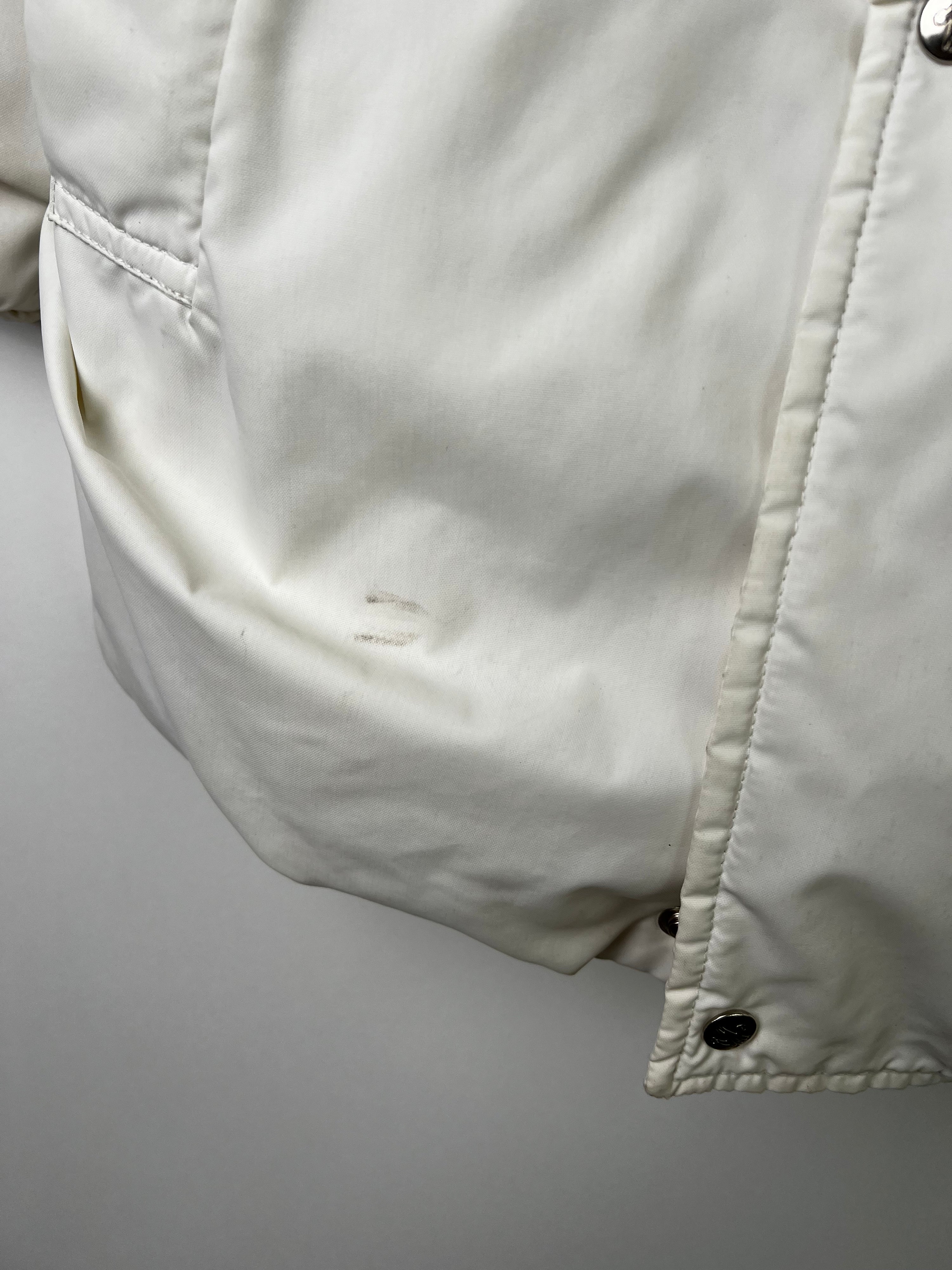 MONCLER GRENOBLE VINTAGE PARKA PUFFER WHITE - M/L