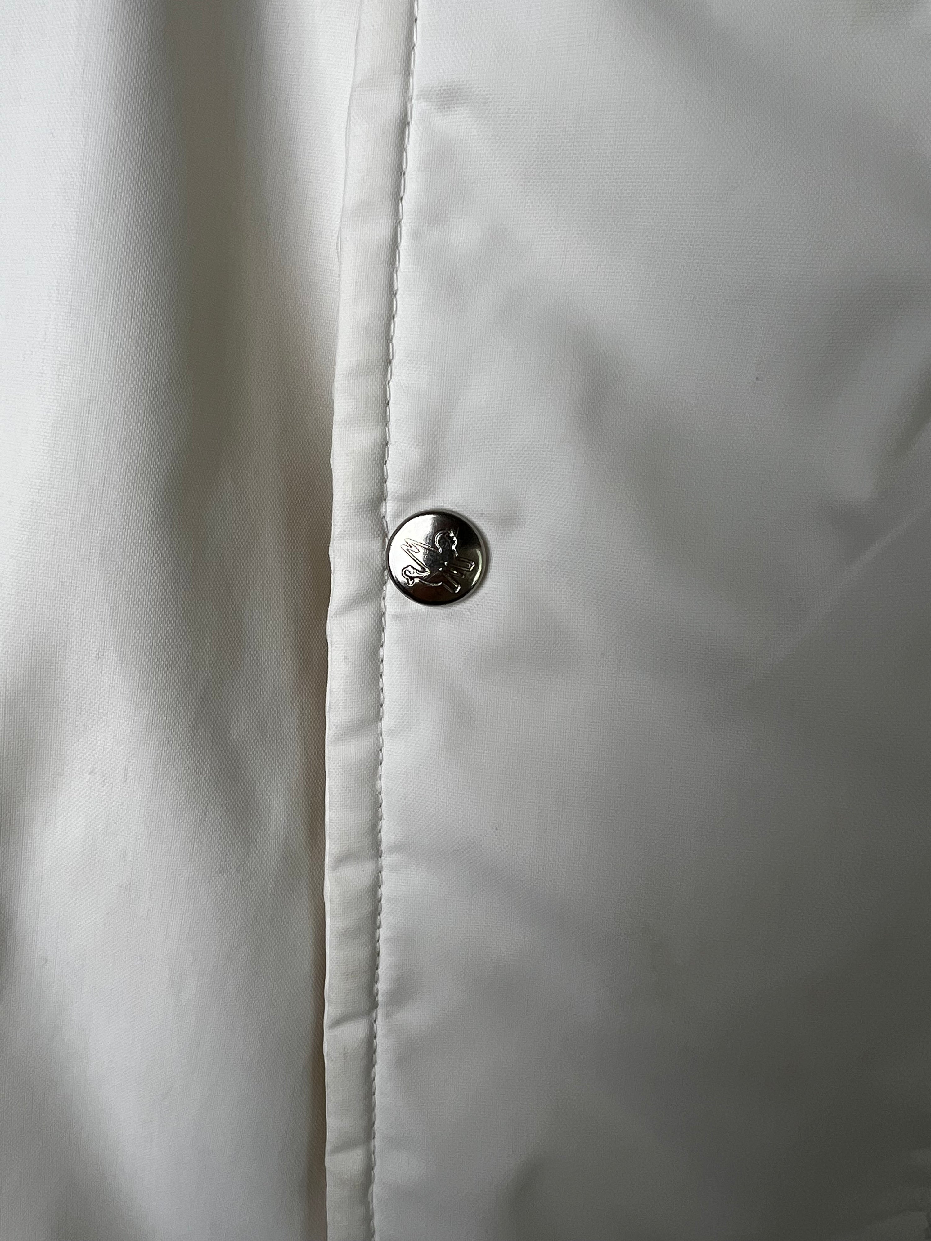 MONCLER GRENOBLE VINTAGE PARKA PUFFER WHITE - M/L