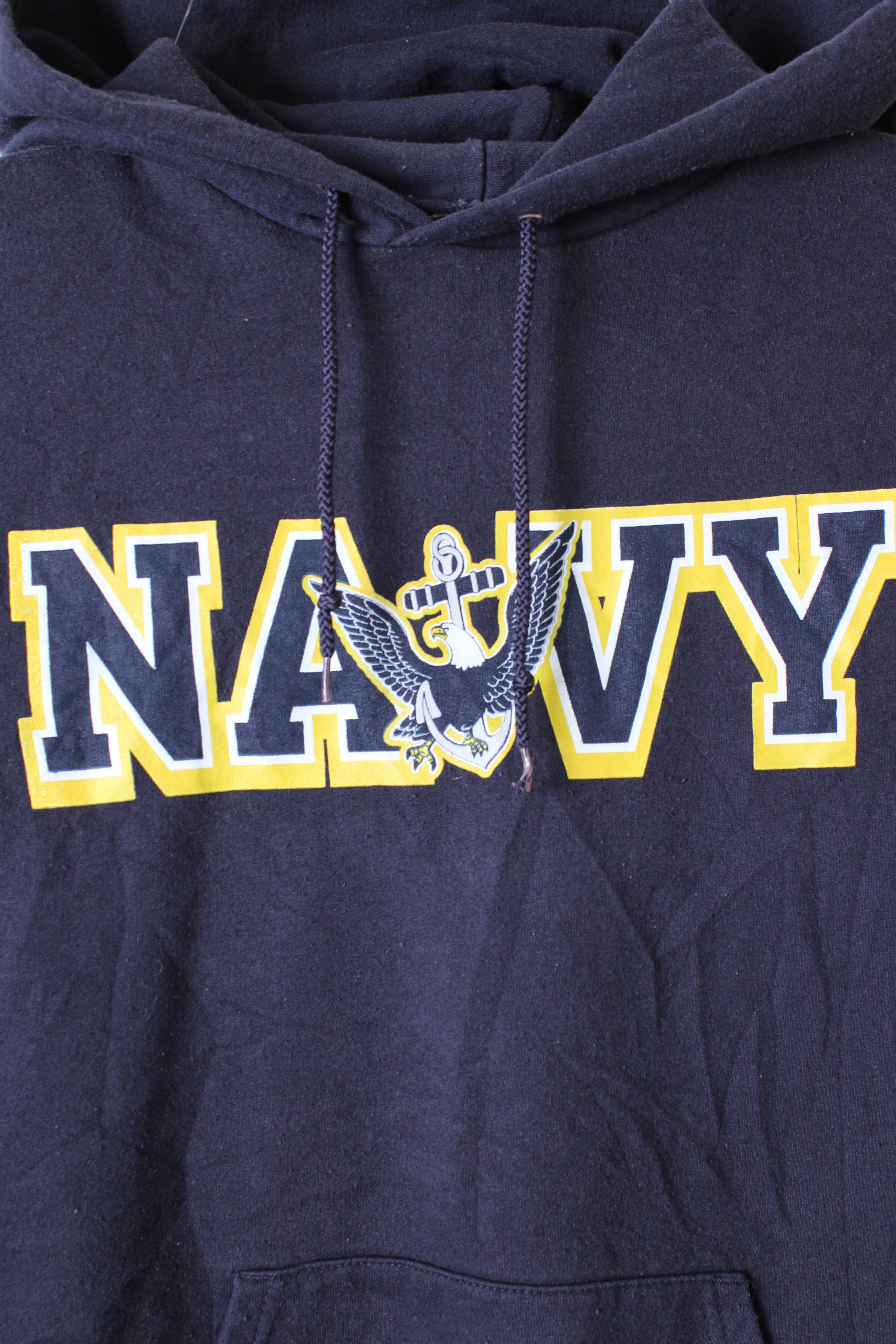 CHAMPION VINTAGE US ARMY NAVY HOODIE BLUE - M