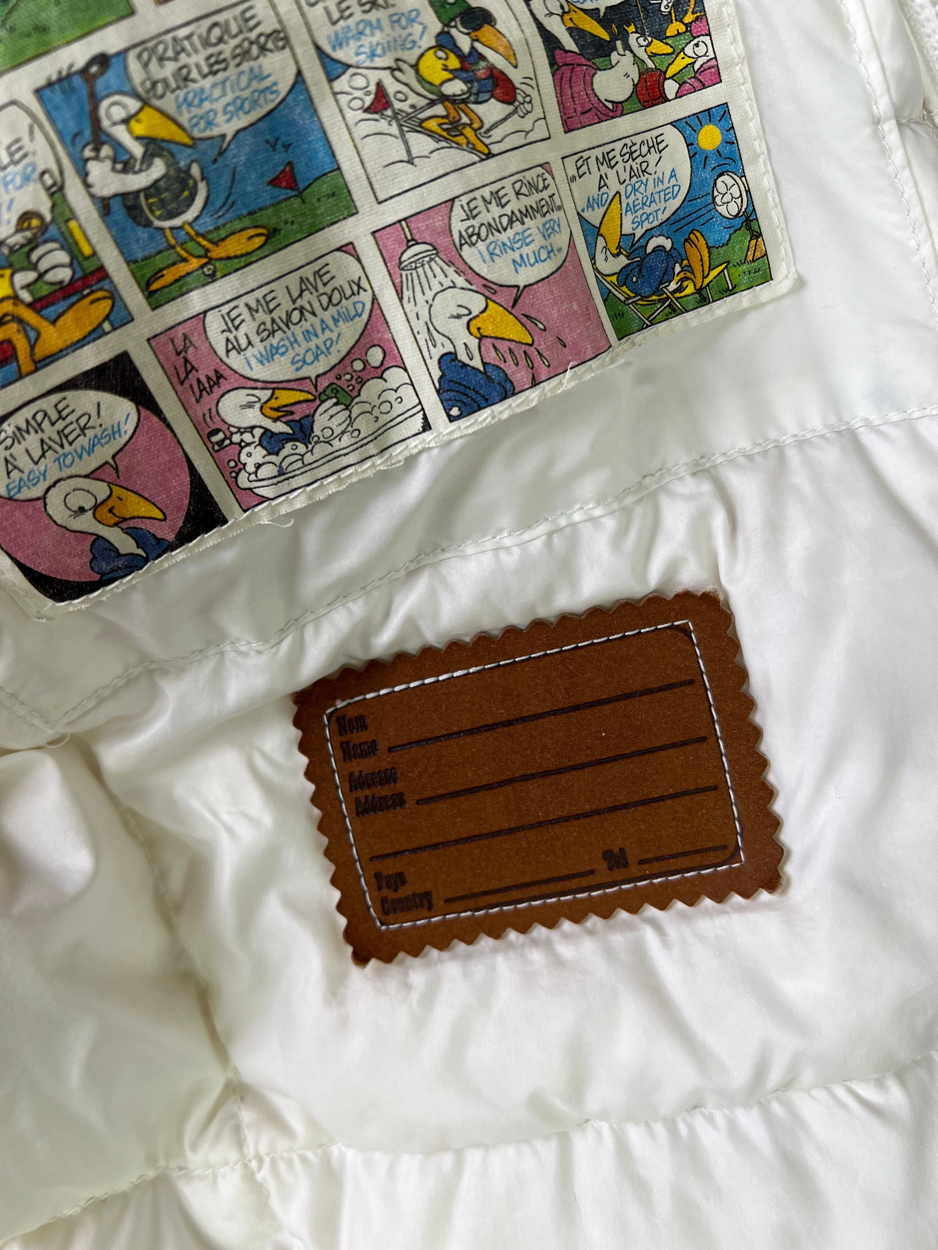 MONCLER GRENOBLE VINTAGE PARKA PUFFER WHITE - M/L