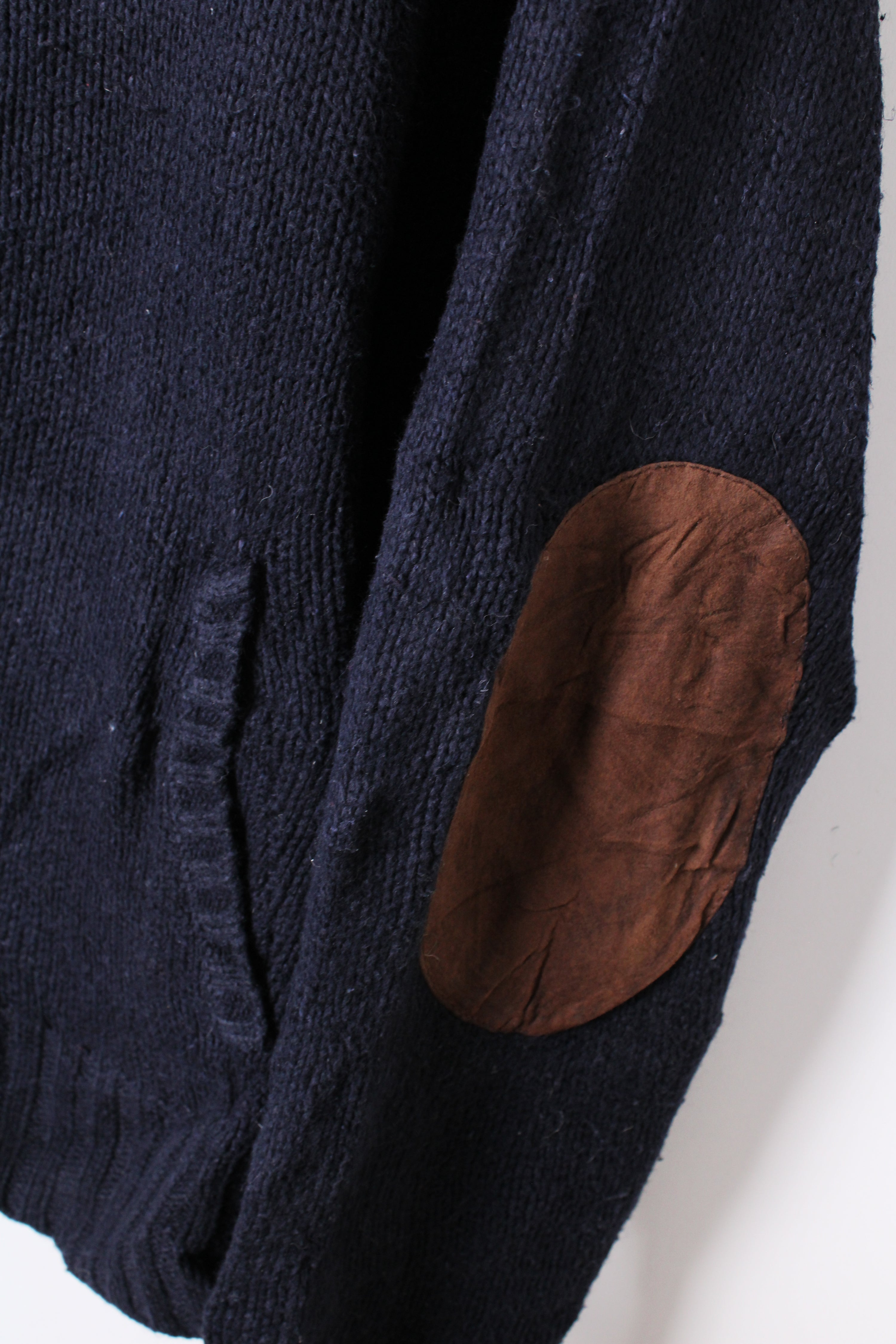 RALPH LAUREN FULL ZIP SWEATER NAVY BLUE - XXL