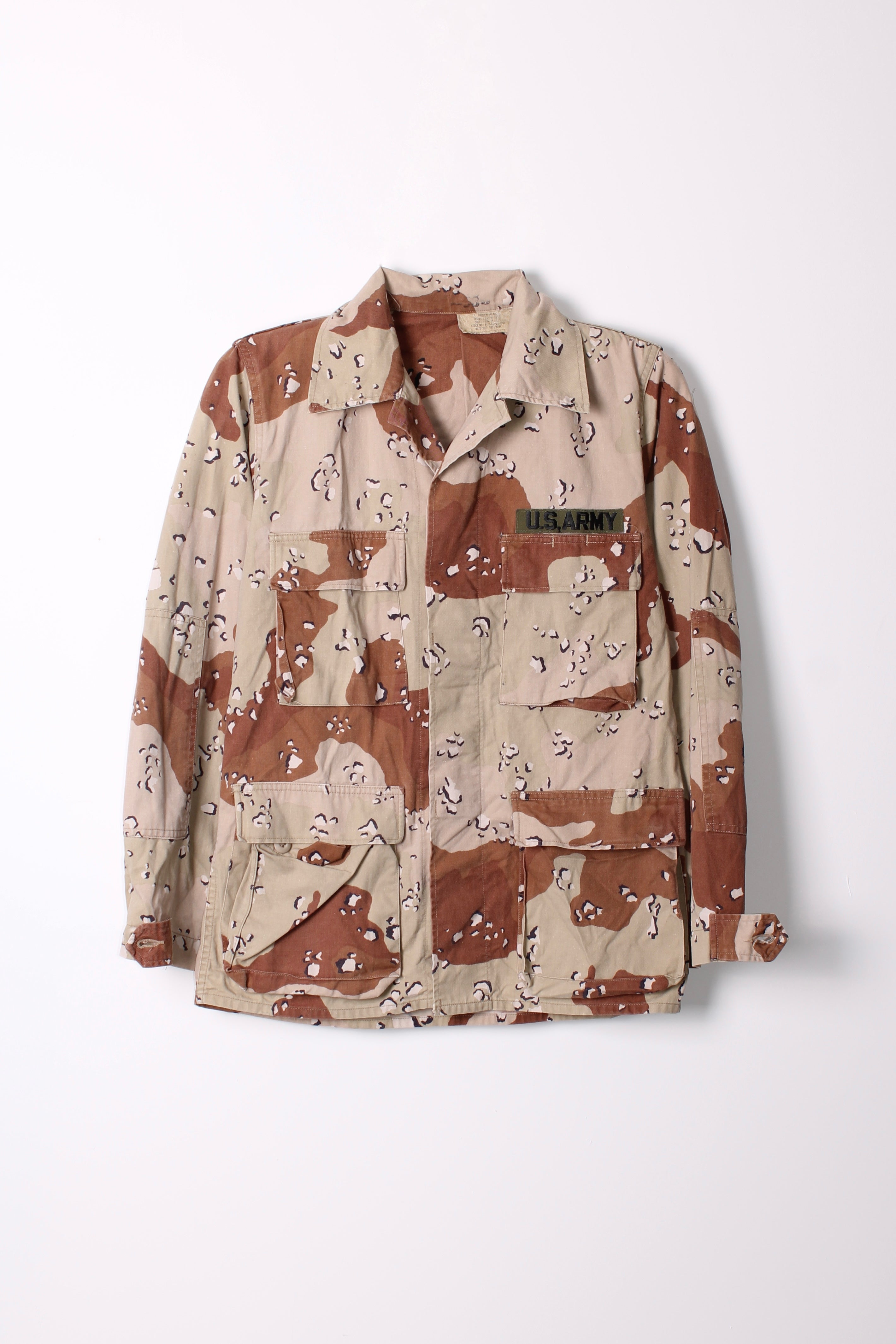 FIELD JACKET BDU US ARMY DESERT CAMO 6 COLORS CHOCOLATE CHIP - S REG