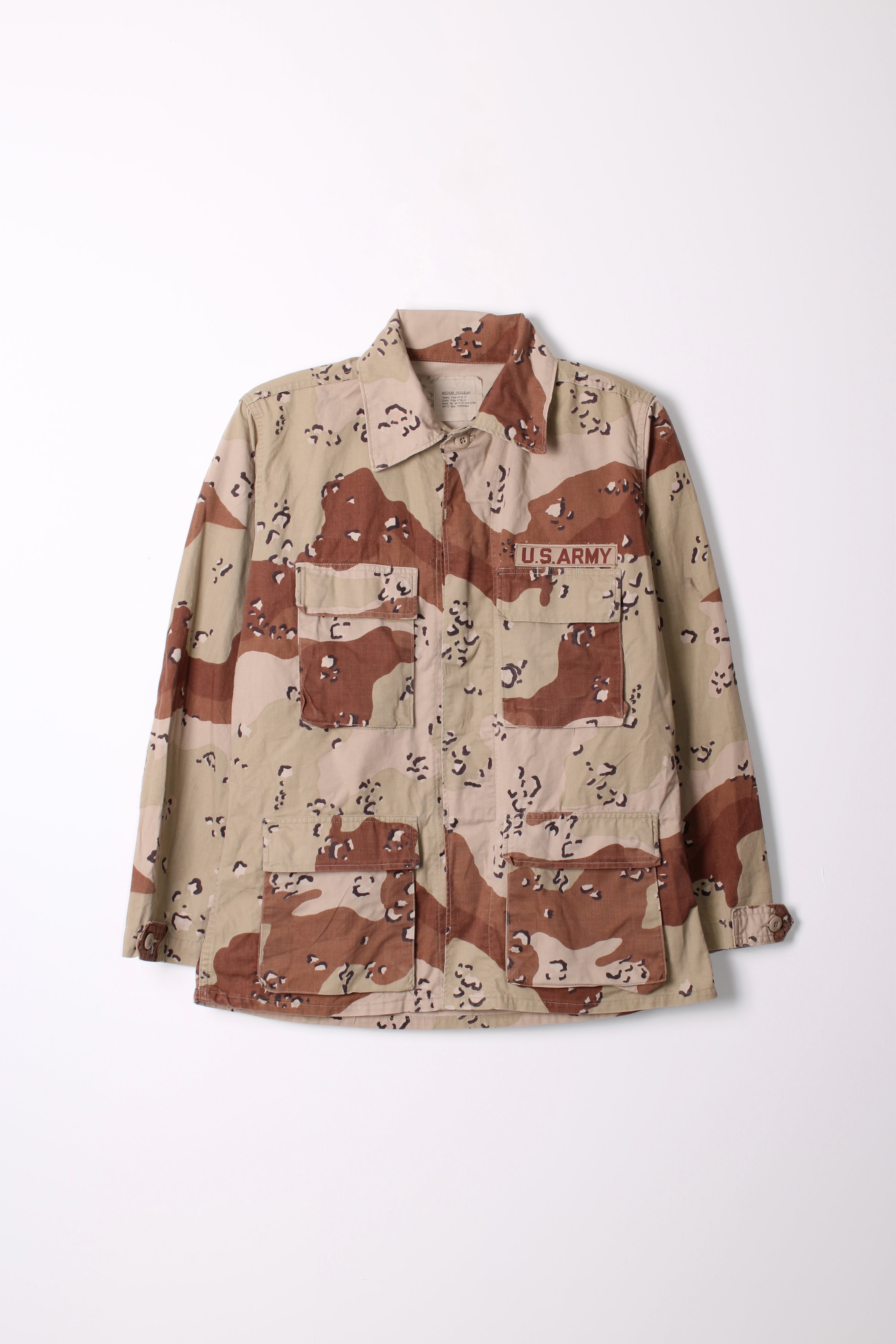 FIELD JACKET BDU US ARMY DESERT CAMO 6 COLORS CHOCOLATE CHIP - M REG