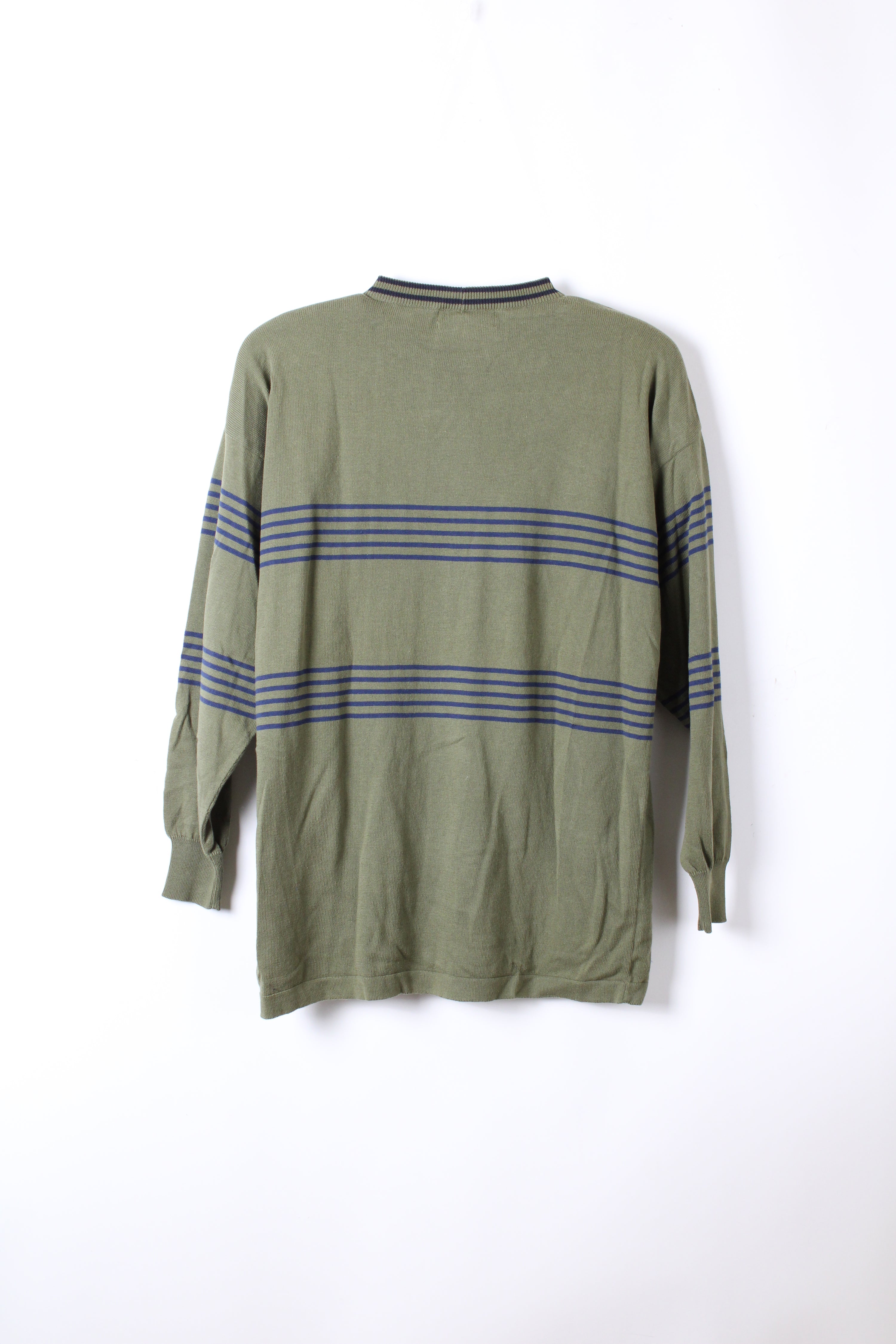 ICEBERG COTTON SWEATER EMBROIDERED LOGO GREEN - XL/XXL