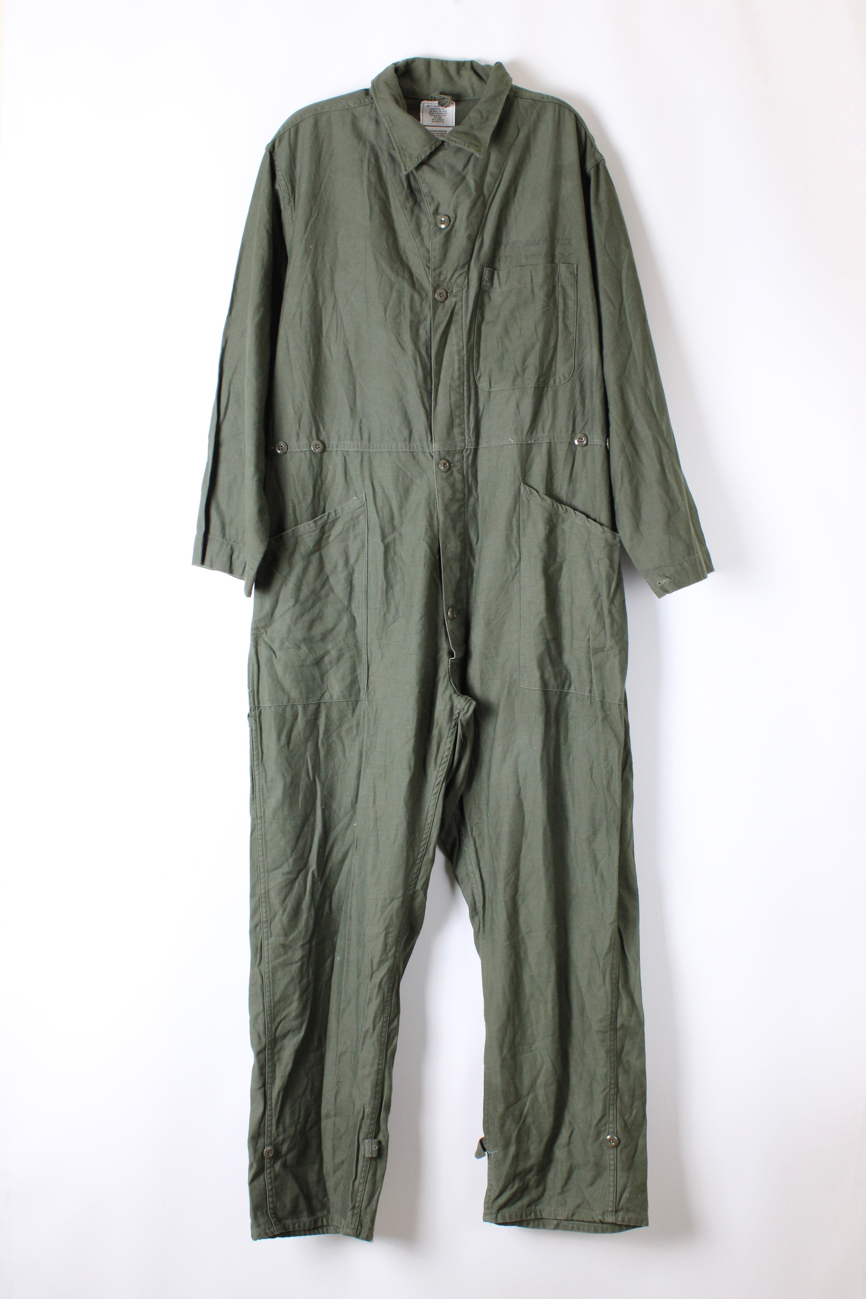 VINTAGE US NAVY COVERALL OG 107 TYPE 1 - L