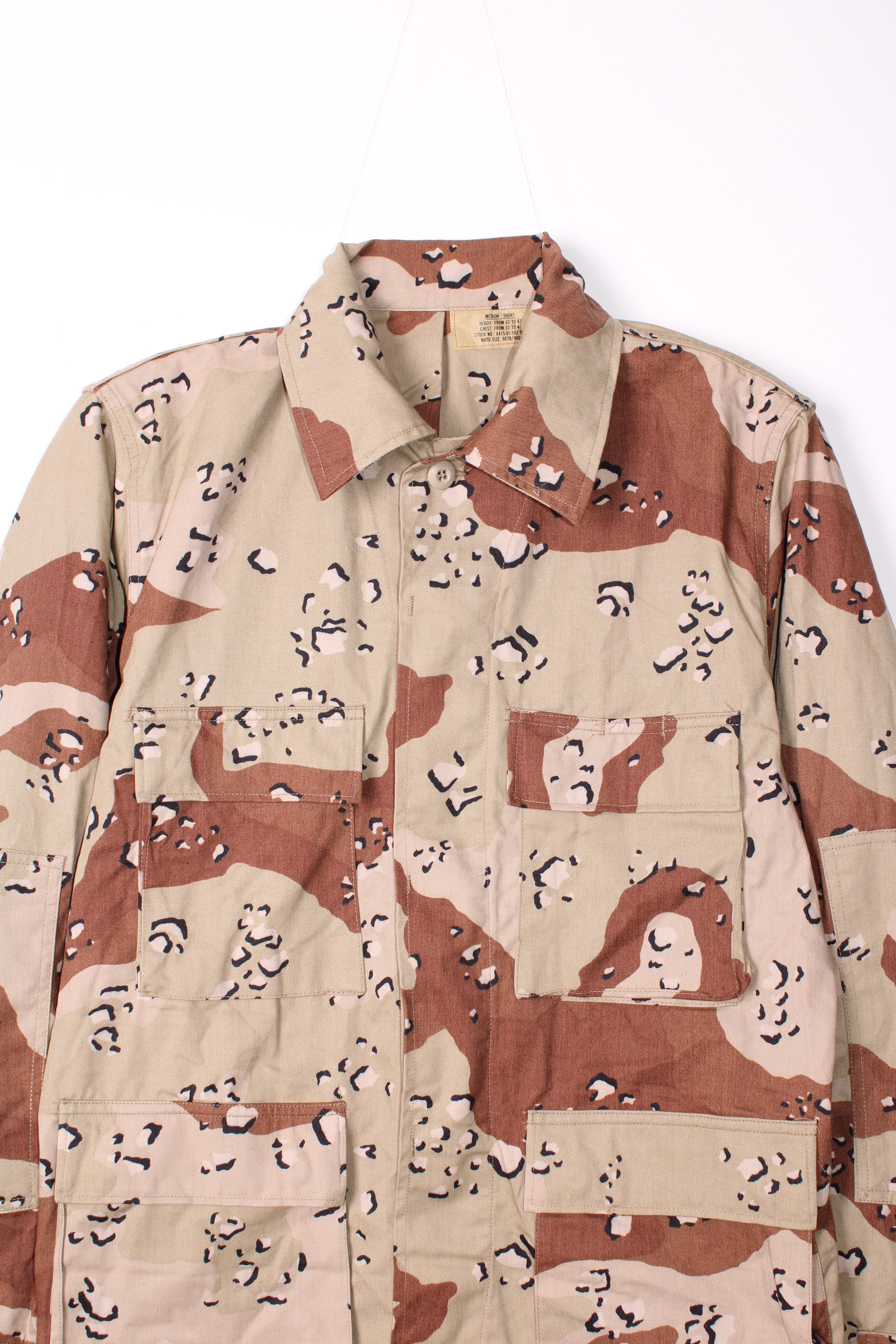 FIELD JACKET BDU US ARMY DESERT CAMO 6 COLORS CHOCOLATE CHIP - M
