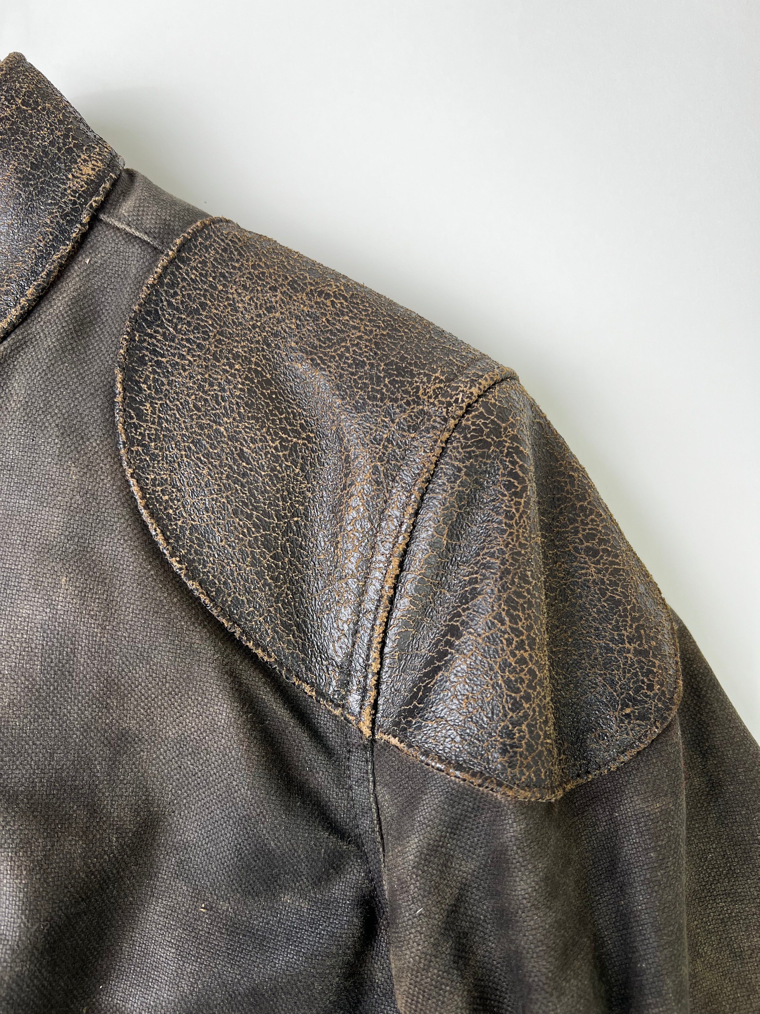 BELSTAFF BLACK PRINCE LEATHER MOTORCYCLE JACKET BROWN - XS/S