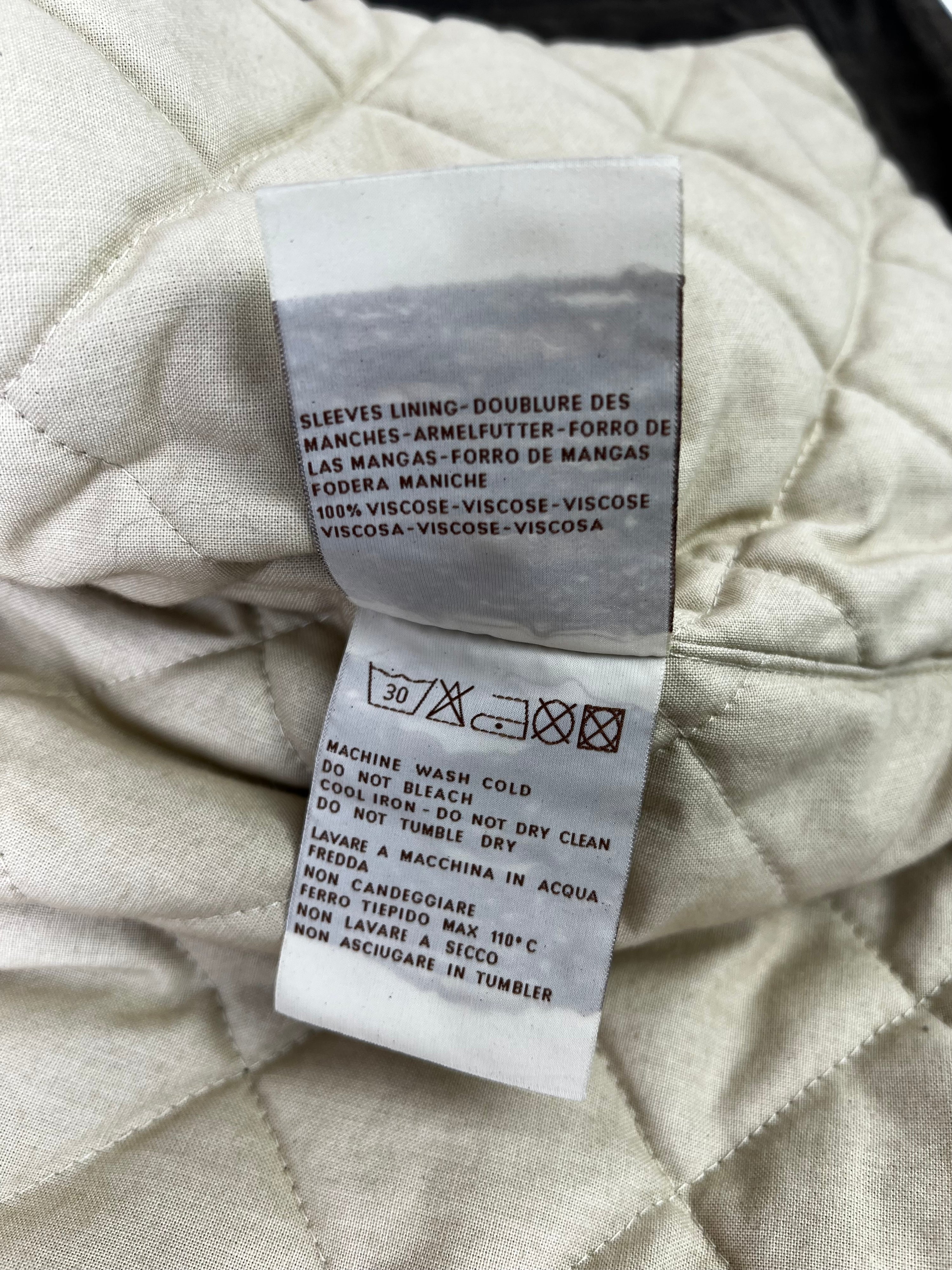 BELSTAFF BLACK PRINCE LEATHER MOTORCYCLE JACKET BROWN - XS/S