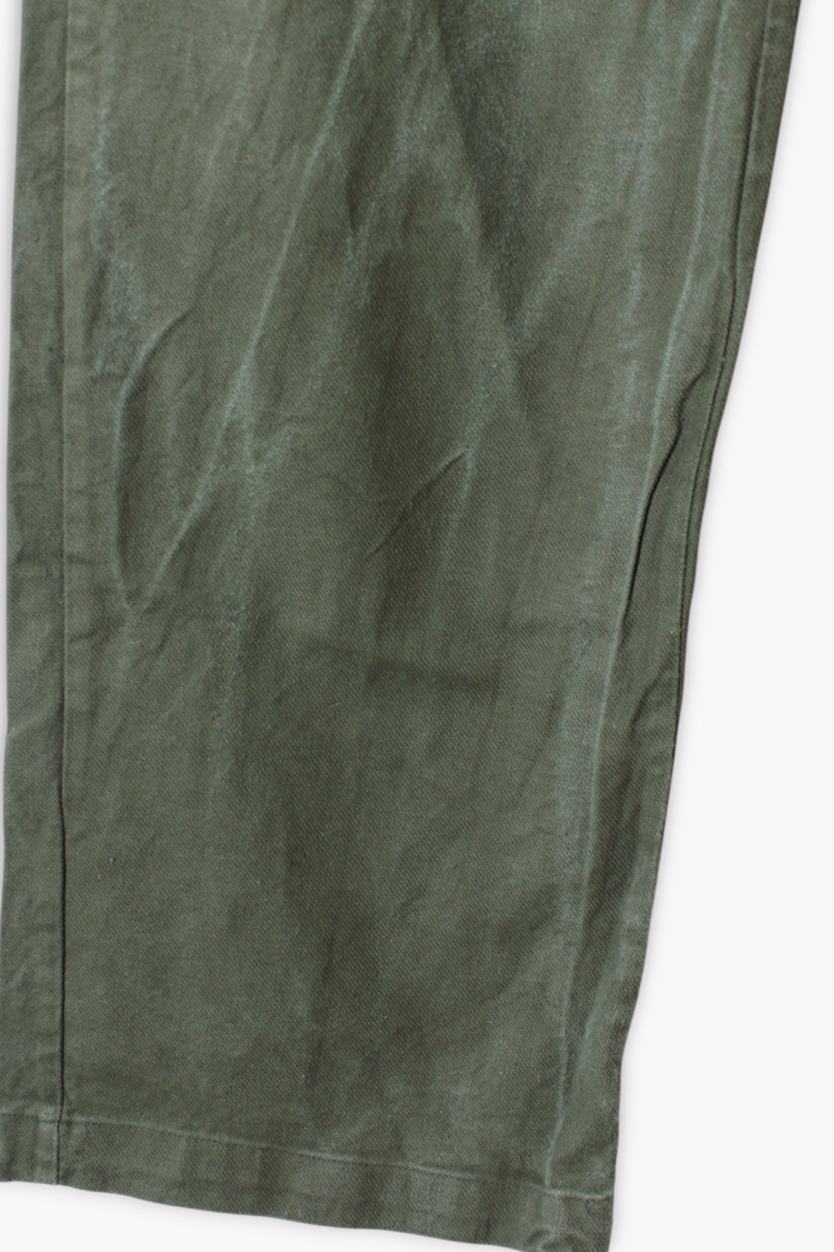 VINTAGE SWEDISH ARMY FATIGUE PANTS GREEN