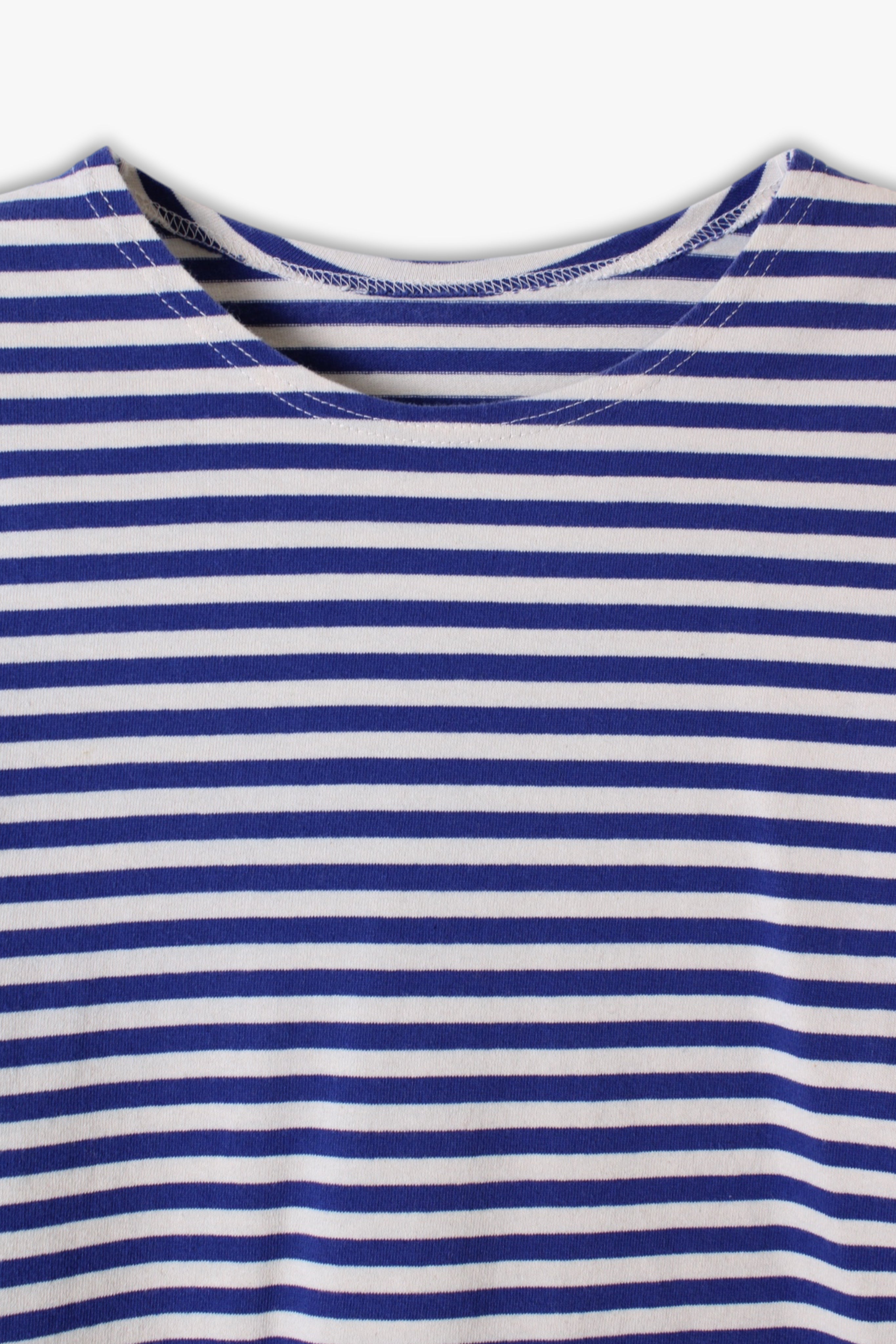 TELNYASHKA STRIPED COTTON LONG SLEEVE SHIRT RUSSIAN ARMY BLUE