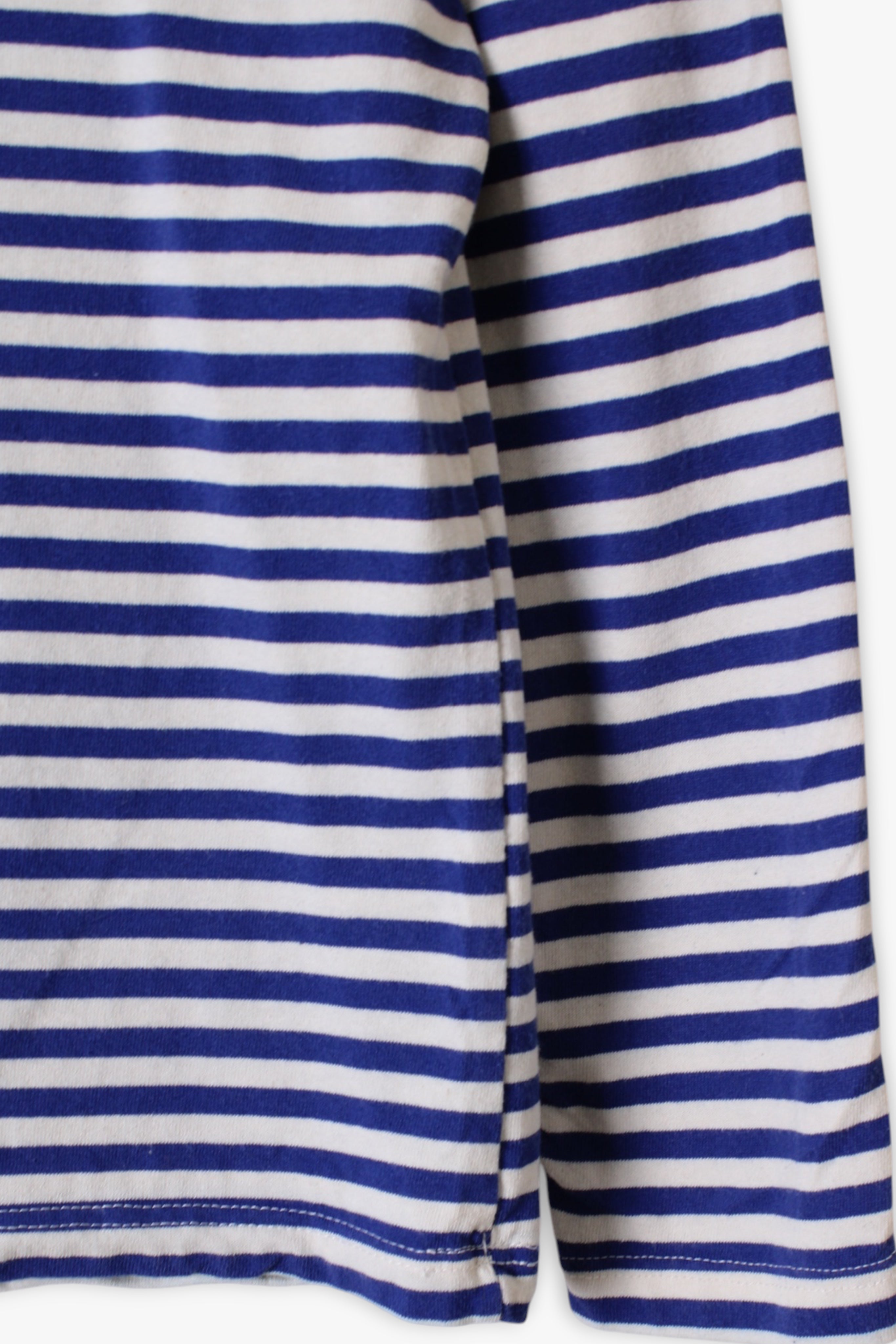 TELNYASHKA STRIPED COTTON LONG SLEEVE SHIRT RUSSIAN ARMY BLUE