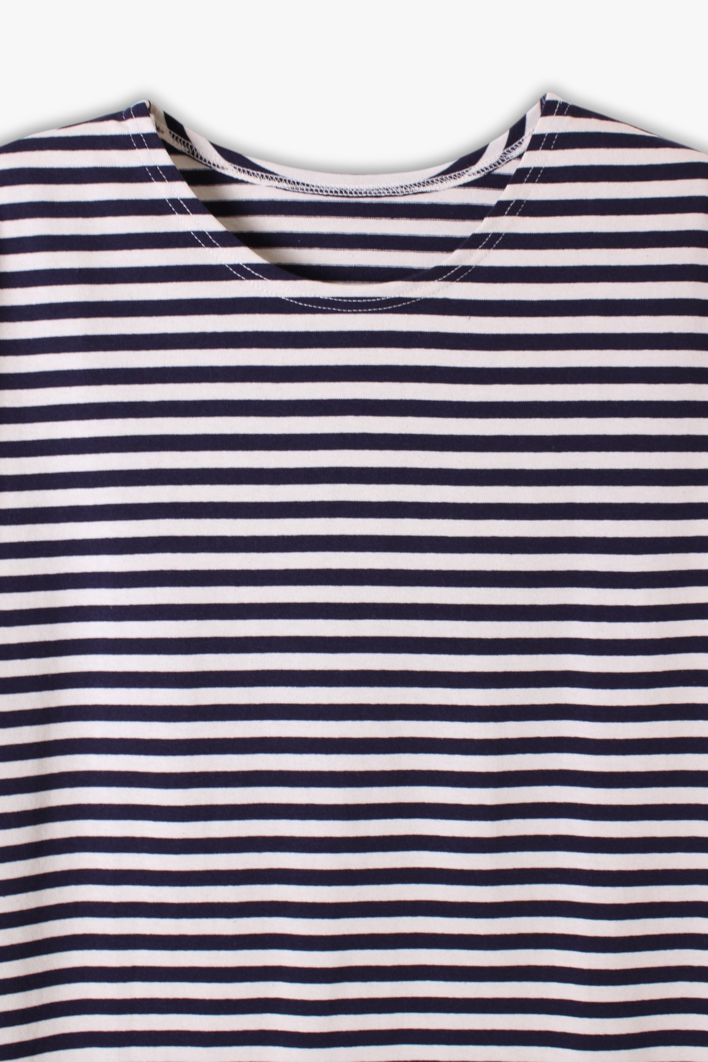 TELNYASHKA STRIPED COTTON SHORT SLEEVE SHIRT RUSSIAN ARMY NAVY BLUE