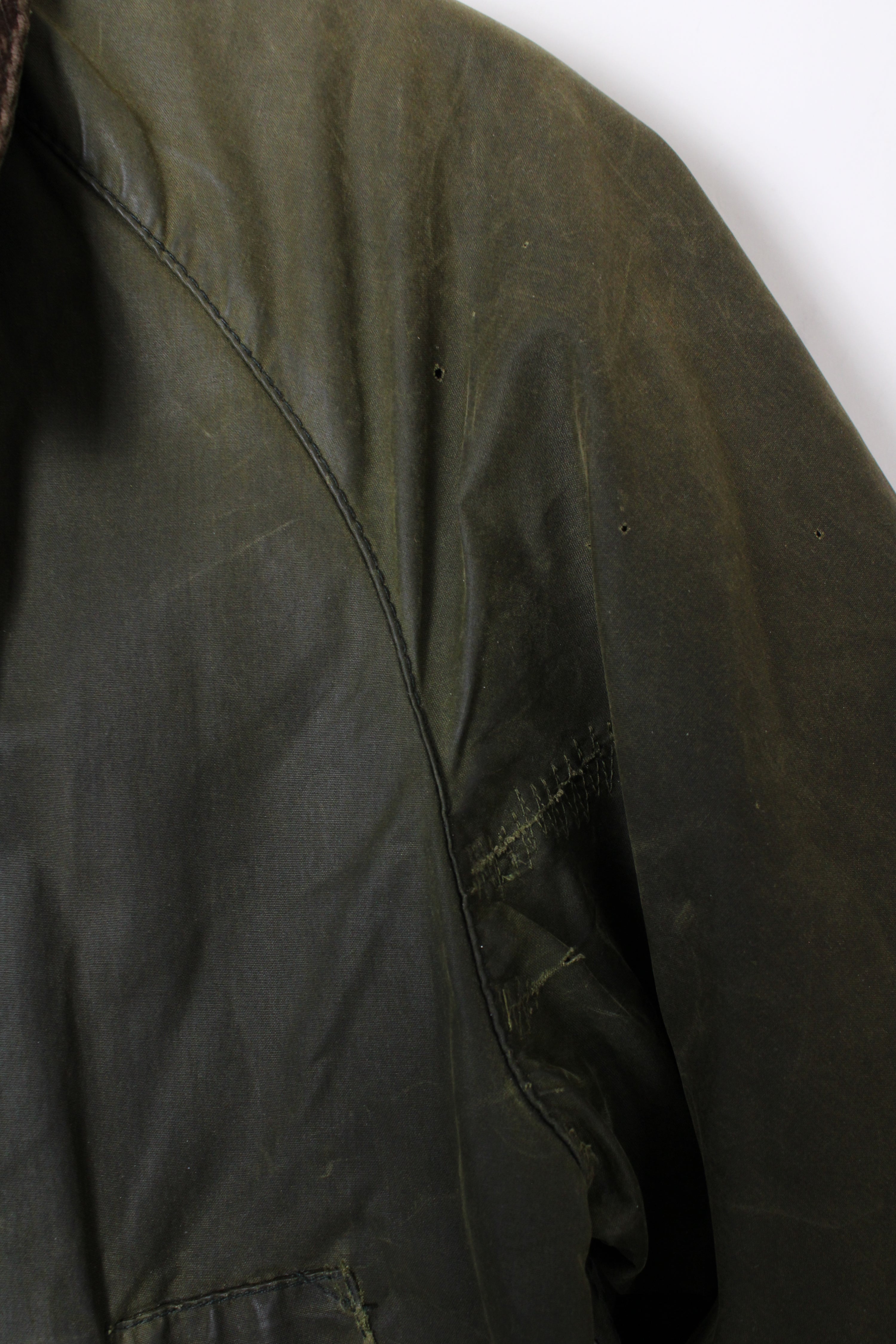 BARBOUR BEDALE WAXED JACKET GREEN - S/M