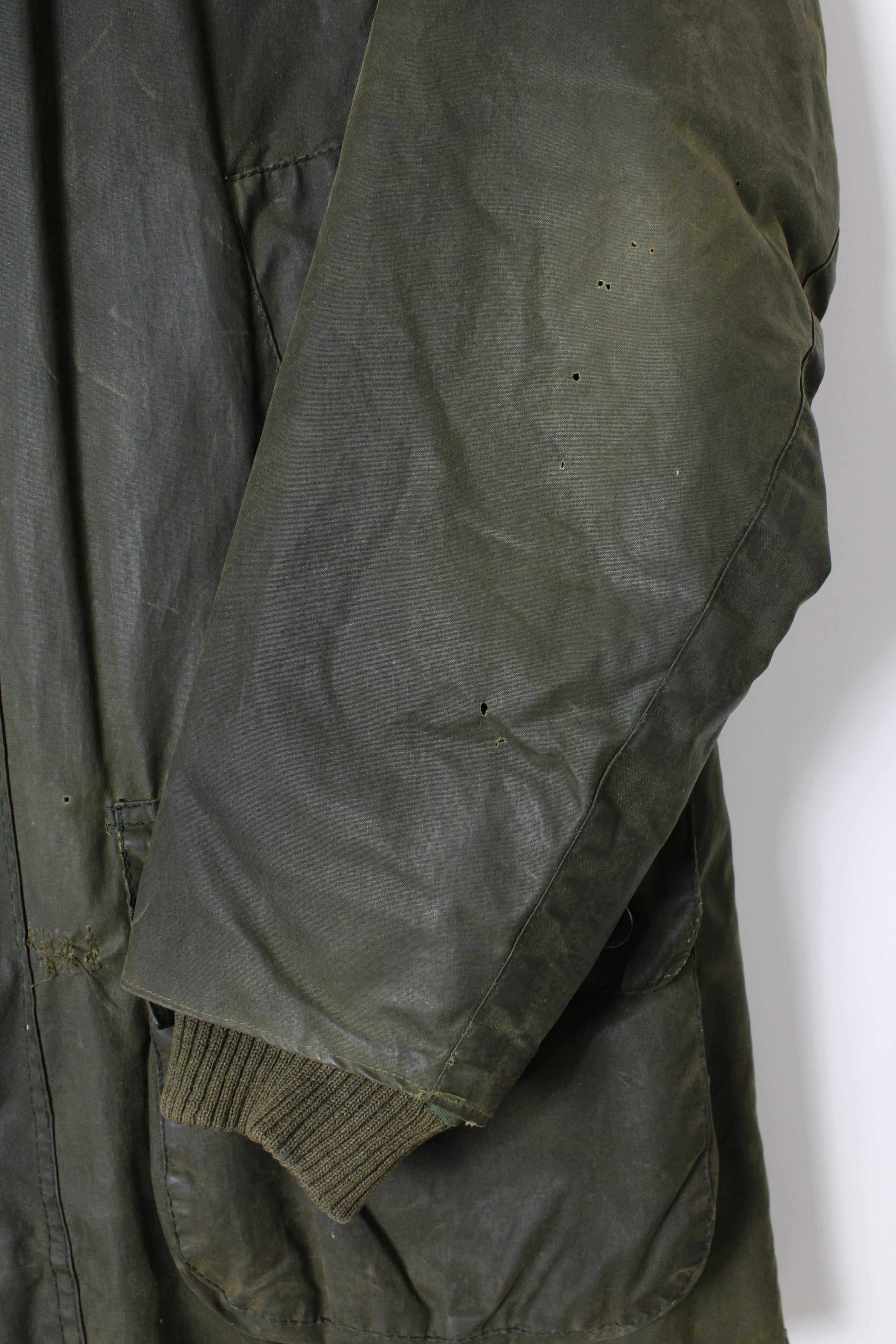 BARBOUR BEDALE WAXED JACKET GREEN - S/M