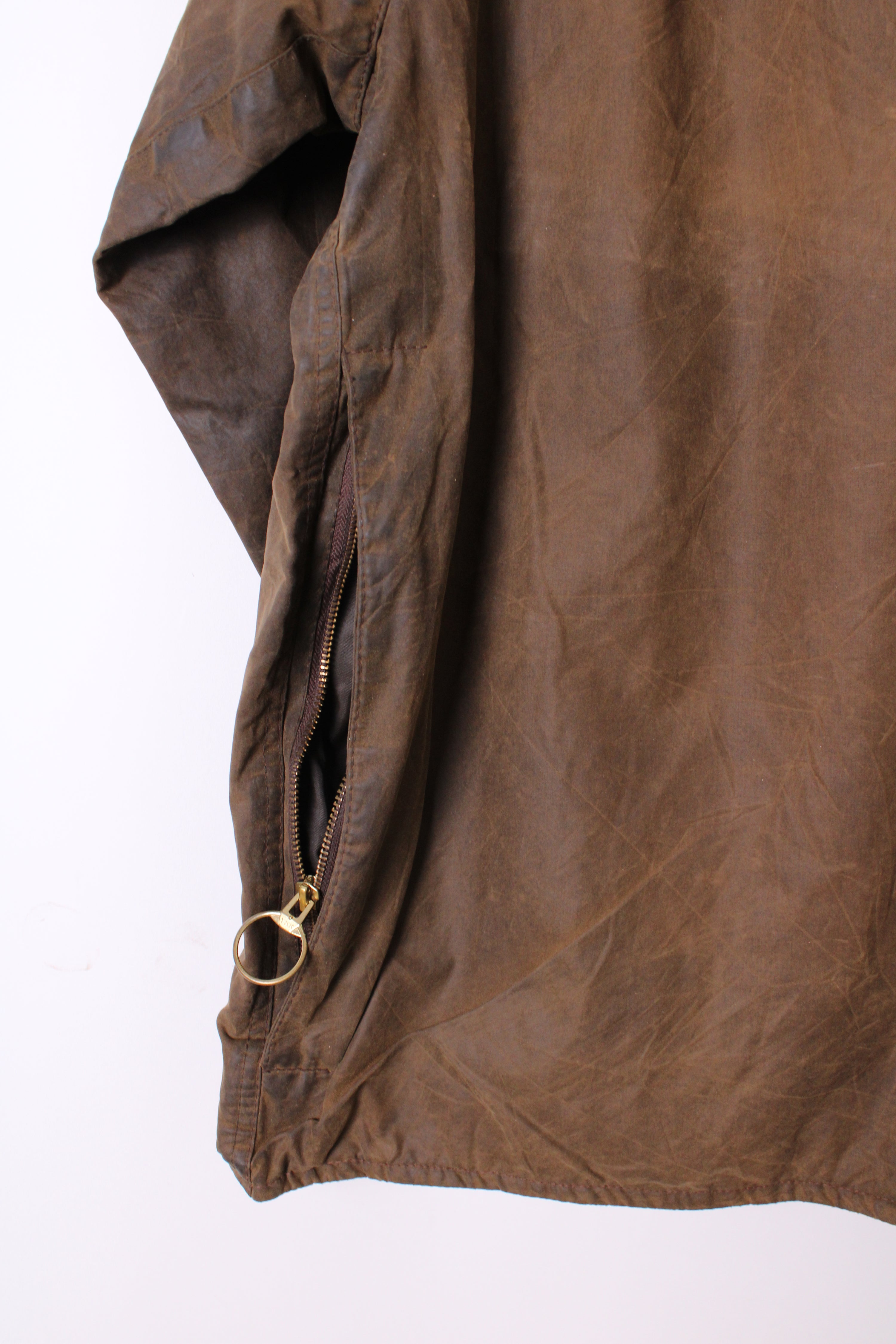 BARBOUR BEAUFORT WAXED JACKET BROWN - XL/XXL