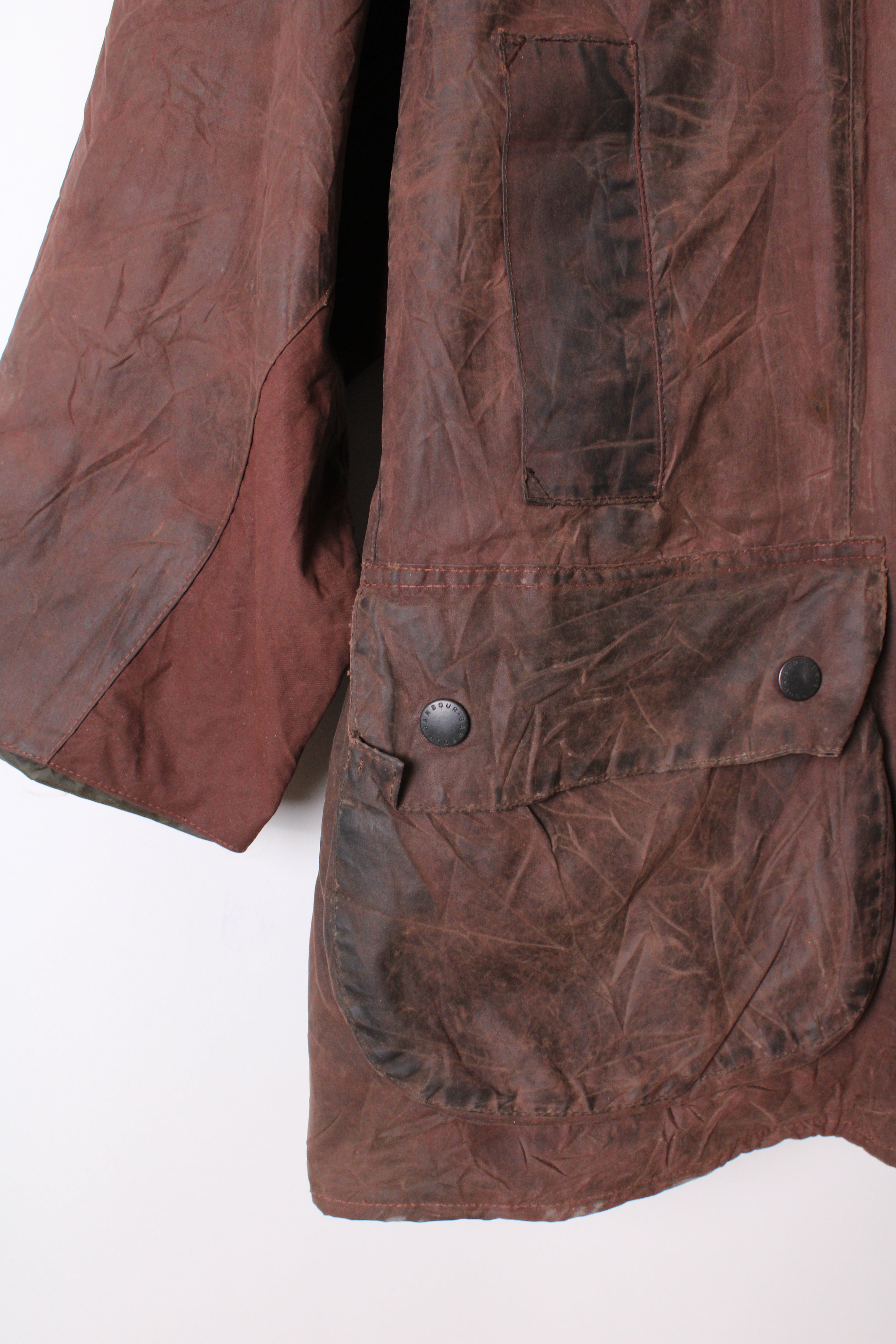 BARBOUR GAMEFAIR WAXED JACKET RUSTIC BROWN - XL/XXL – HOLYGARMS