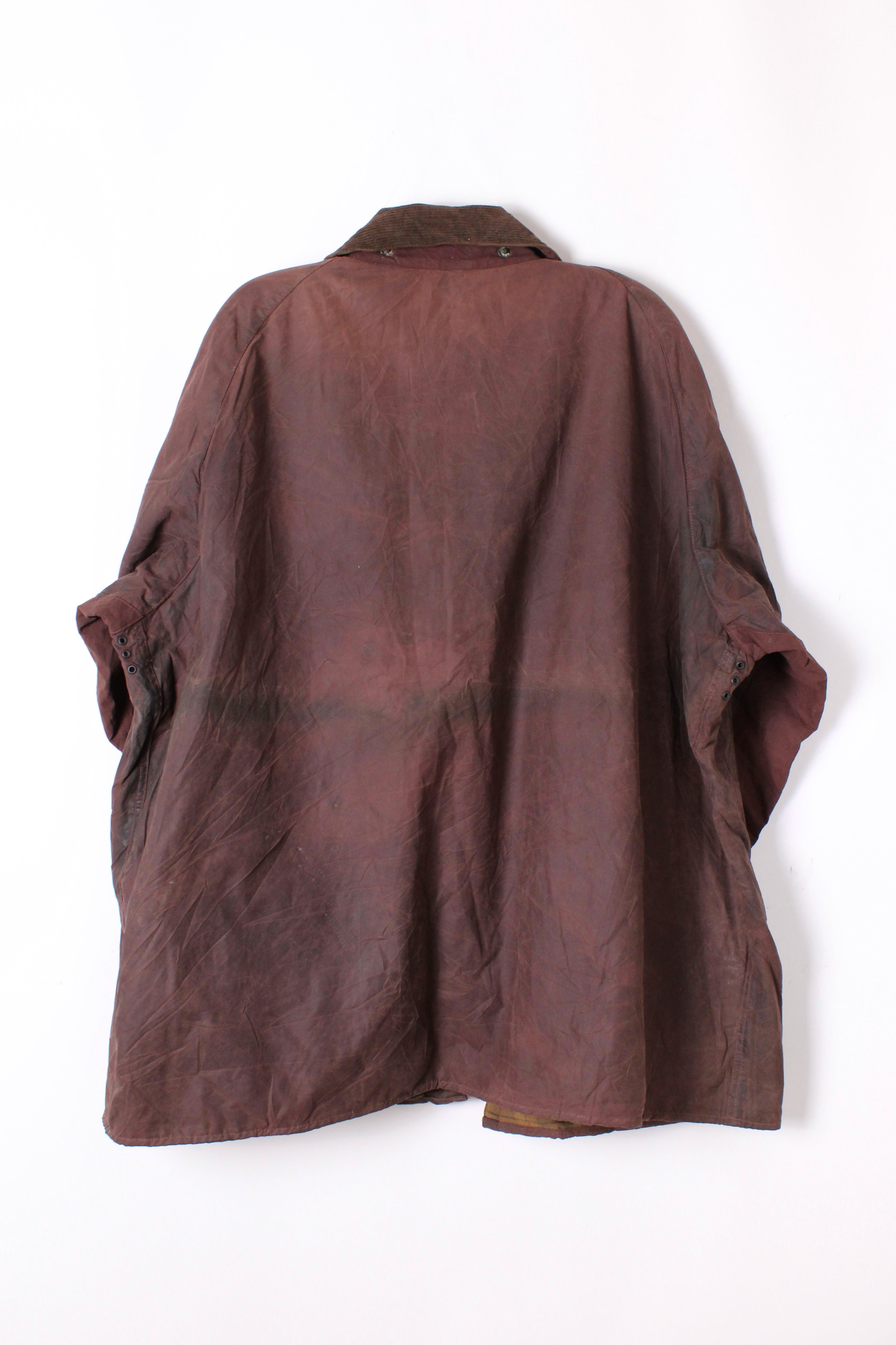 BARBOUR GAMEFAIR WAXED JACKET RUSTIC BROWN - XL/XXL – HOLYGARMS