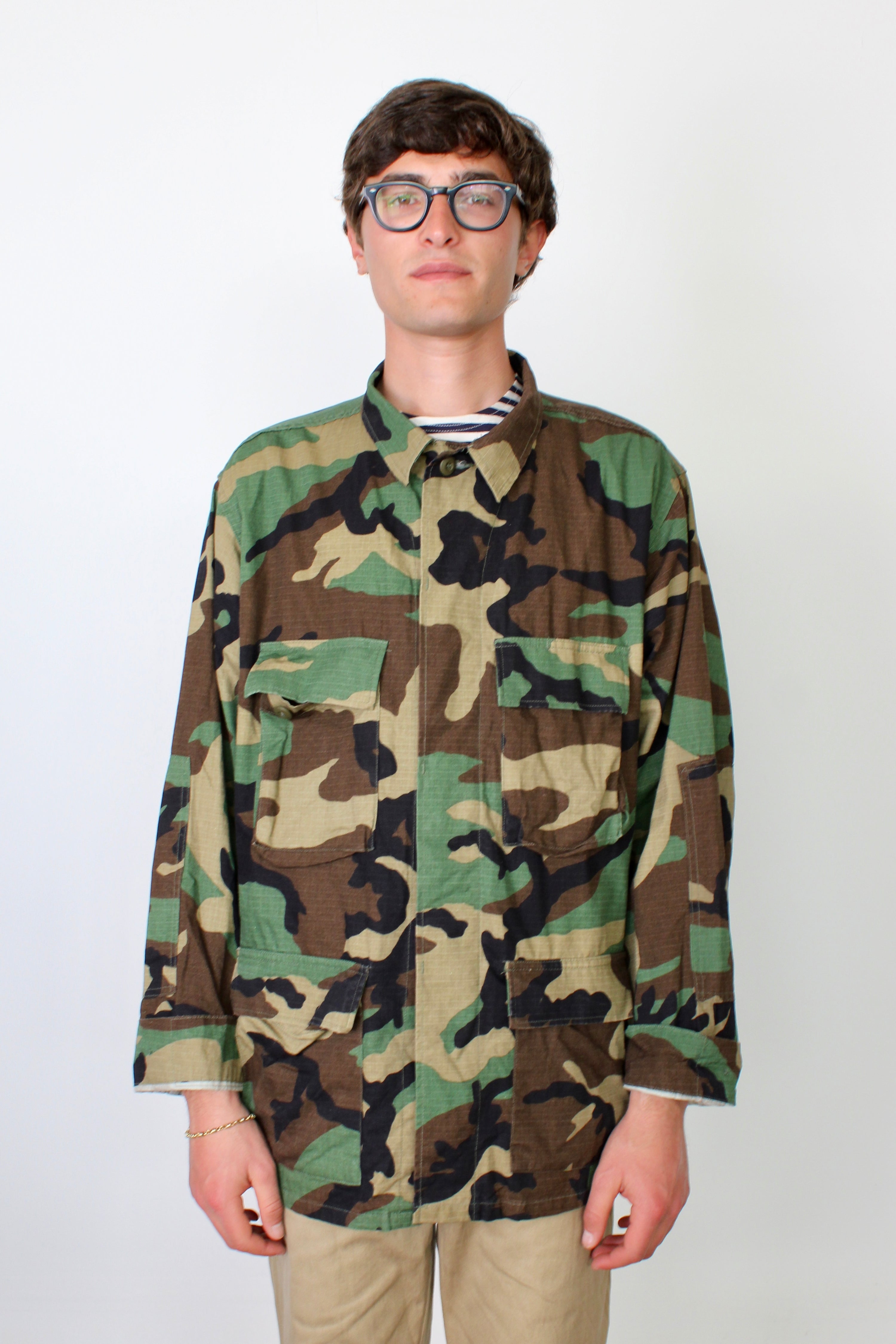 FIELD JACKET BDU US ARMY WOODLAND CAMO