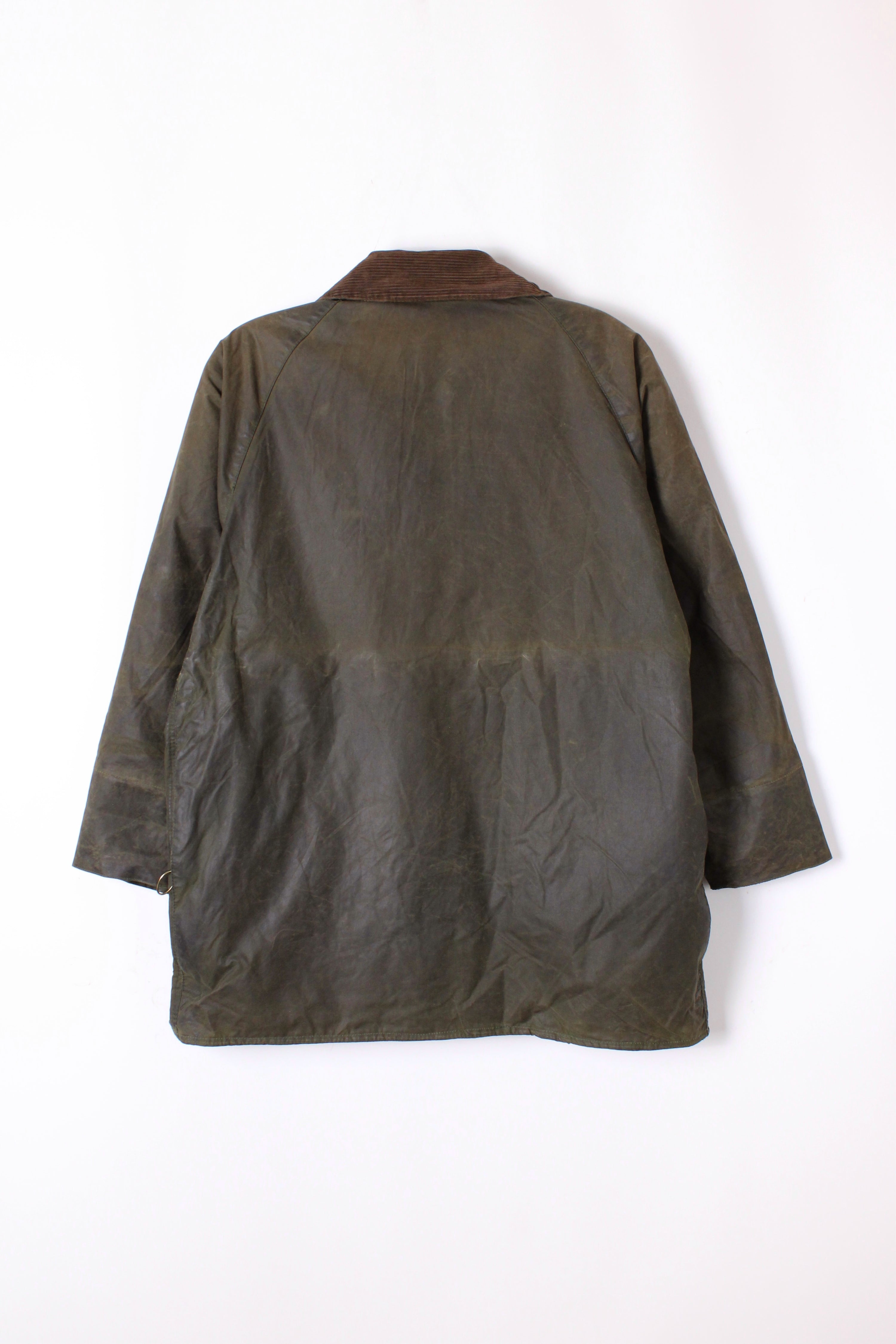 BARBOUR BEAUFORT WAXED JACKET GREEN - S/M