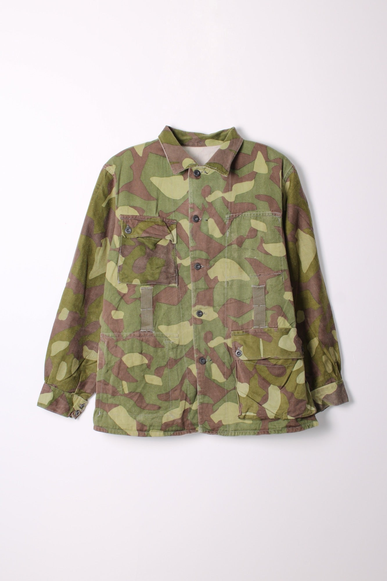VINTAGE FINNISH ARMY M-62 REVERSIBLE FIELD JACKET - XL