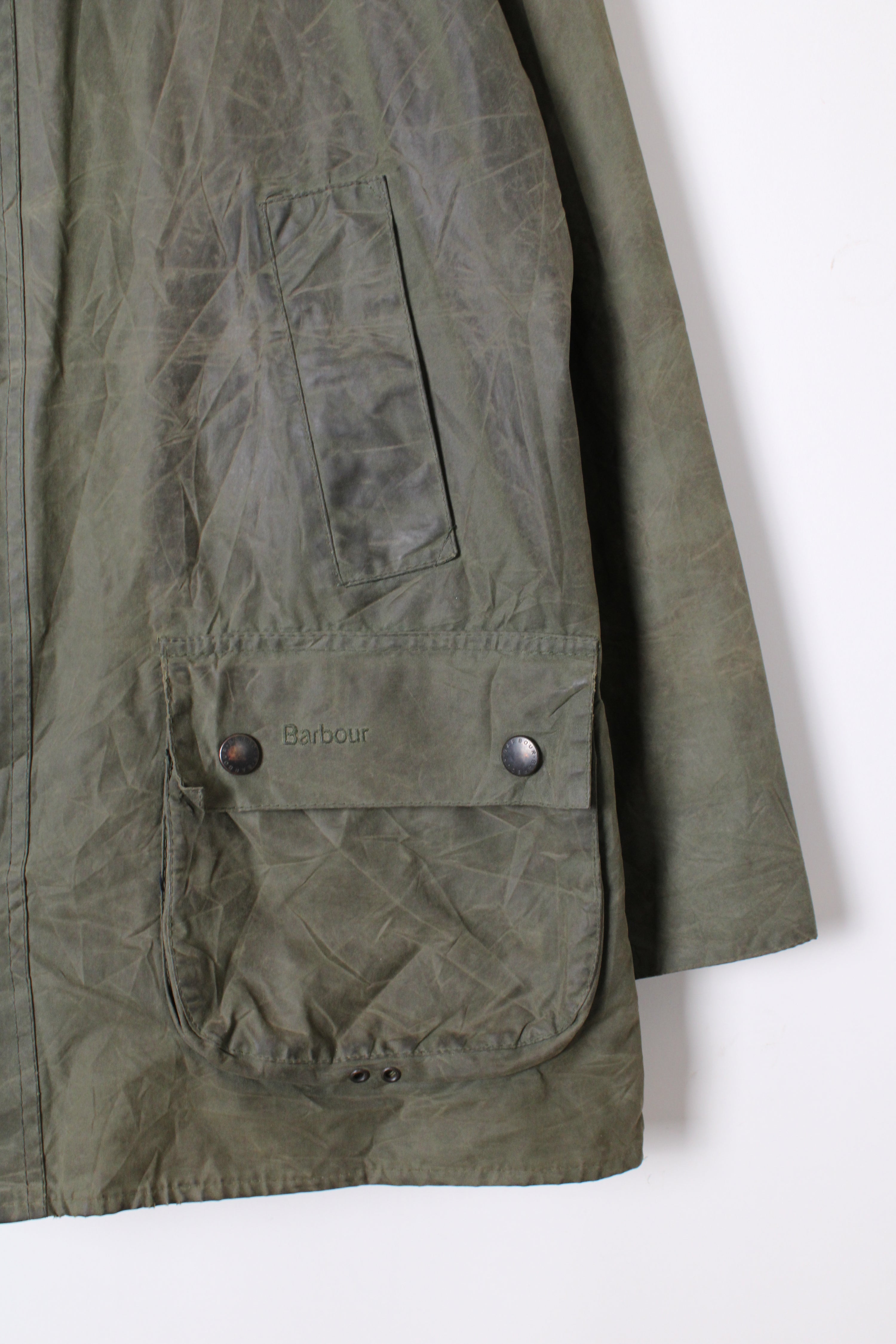 BARBOUR BEDALE WAXED JACKET GREEN - M/L