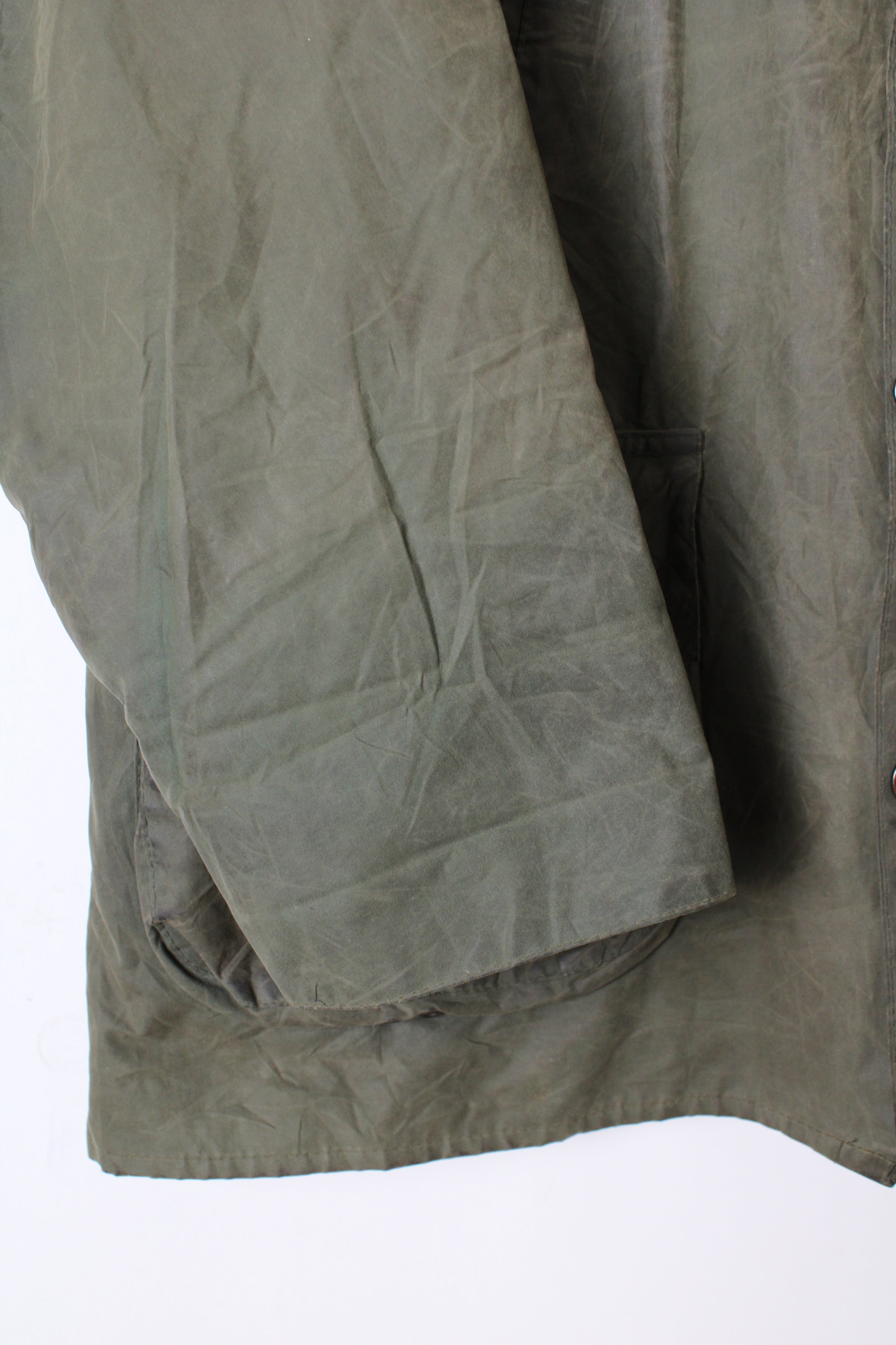BARBOUR BEDALE WAXED JACKET GREEN - M/L