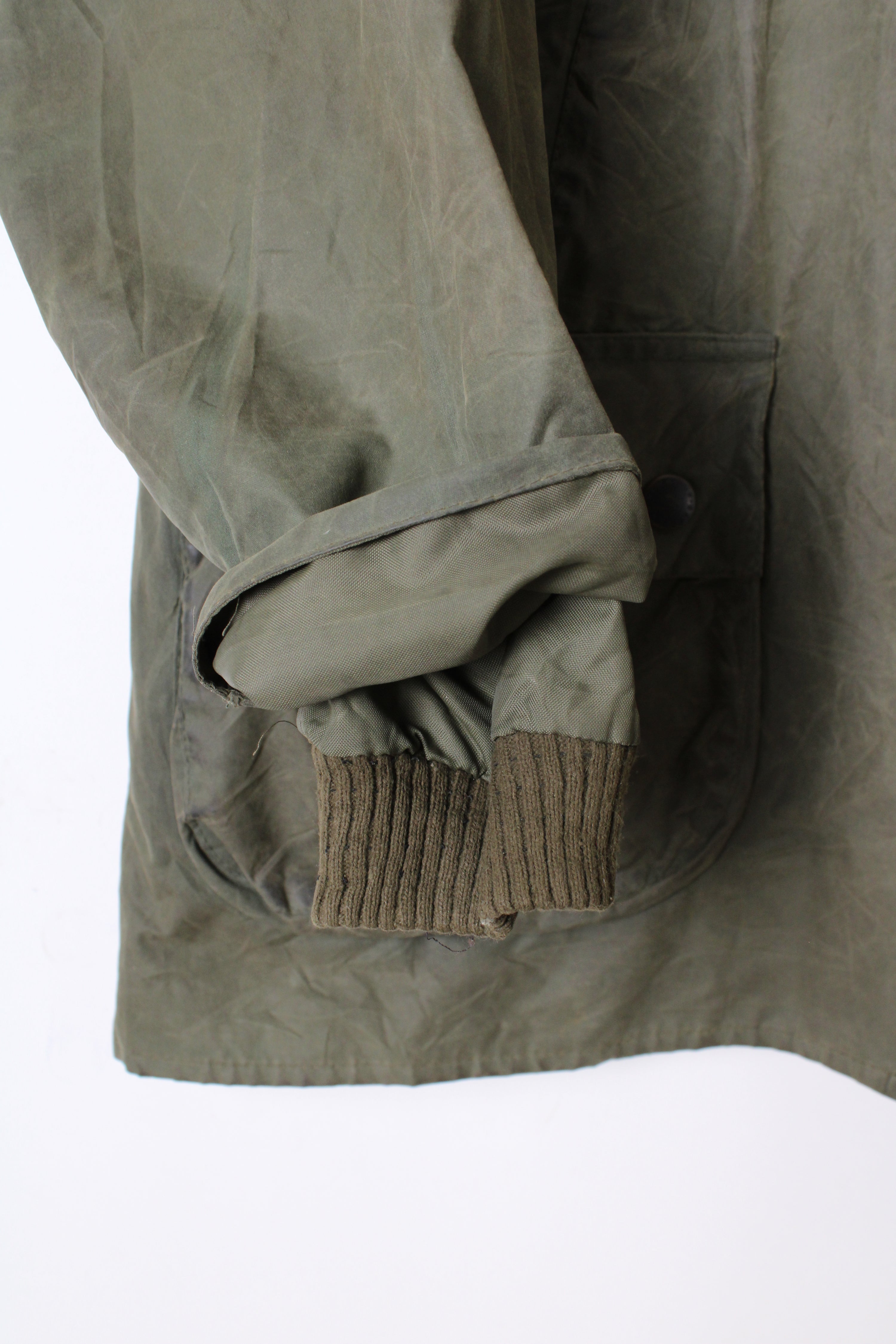 BARBOUR BEDALE WAXED JACKET GREEN - M/L