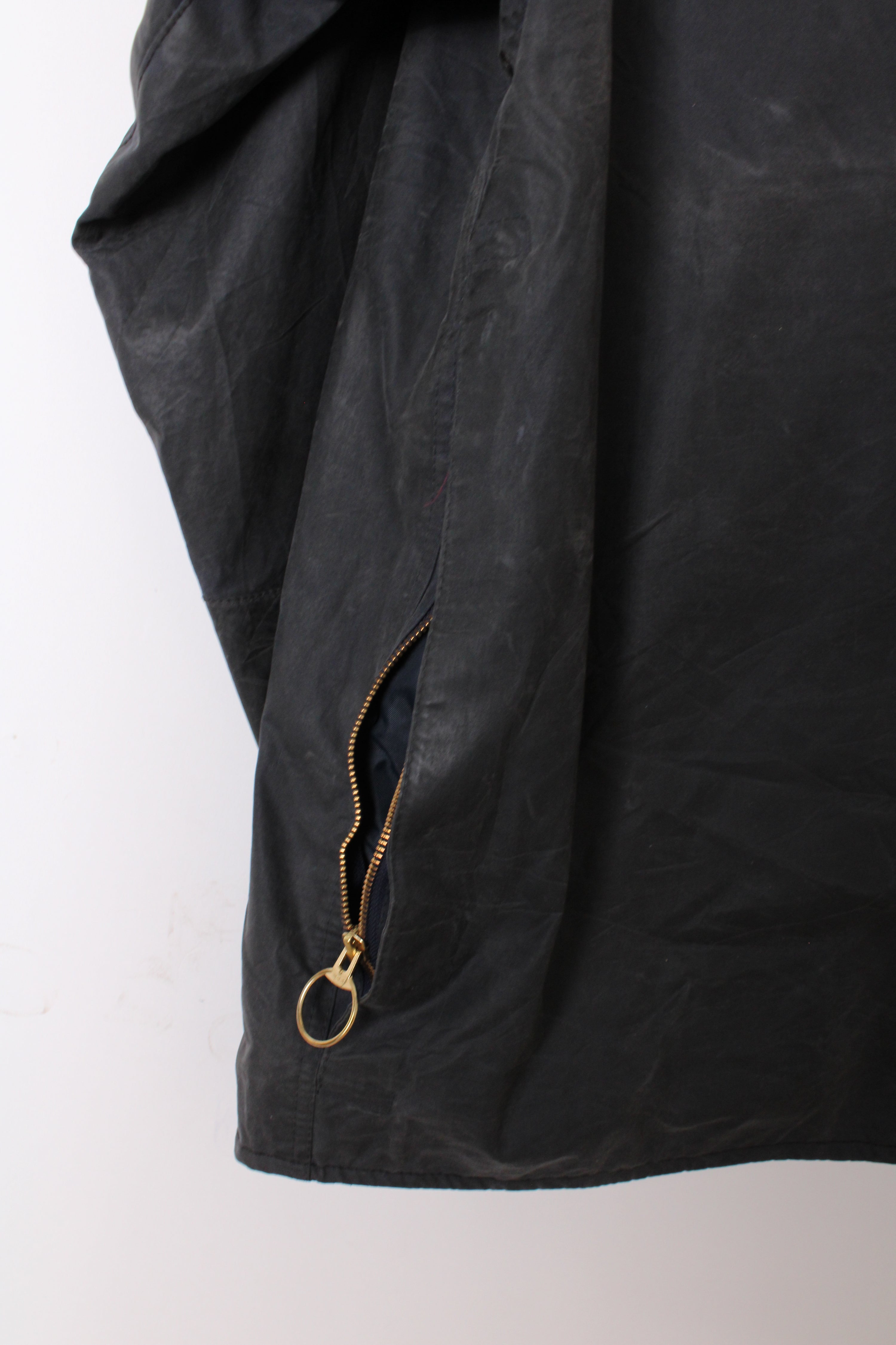 BARBOUR BEAUFORT WAXED JACKET BLUE - M/L