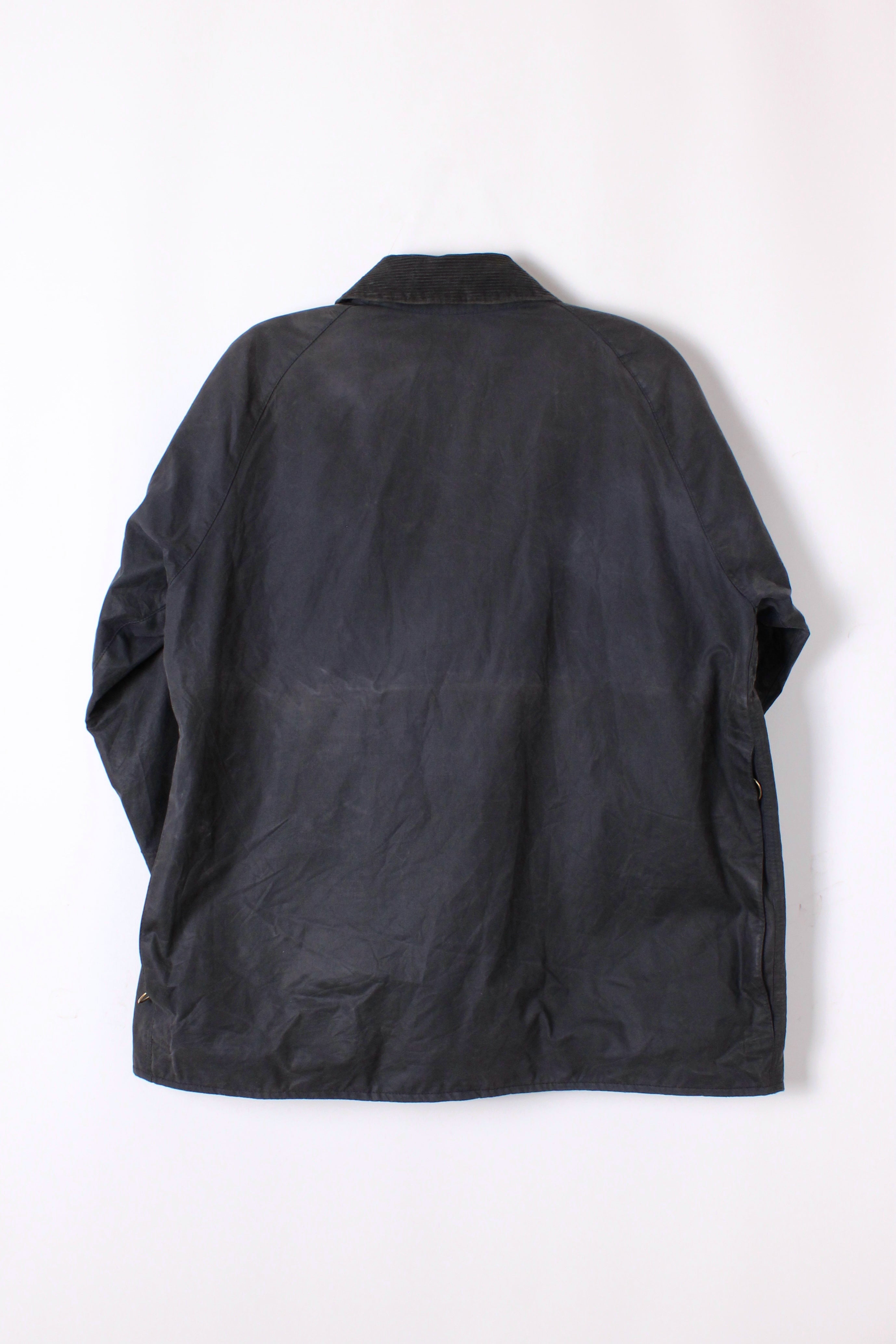 BARBOUR BEAUFORT WAXED JACKET BLUE - M/L