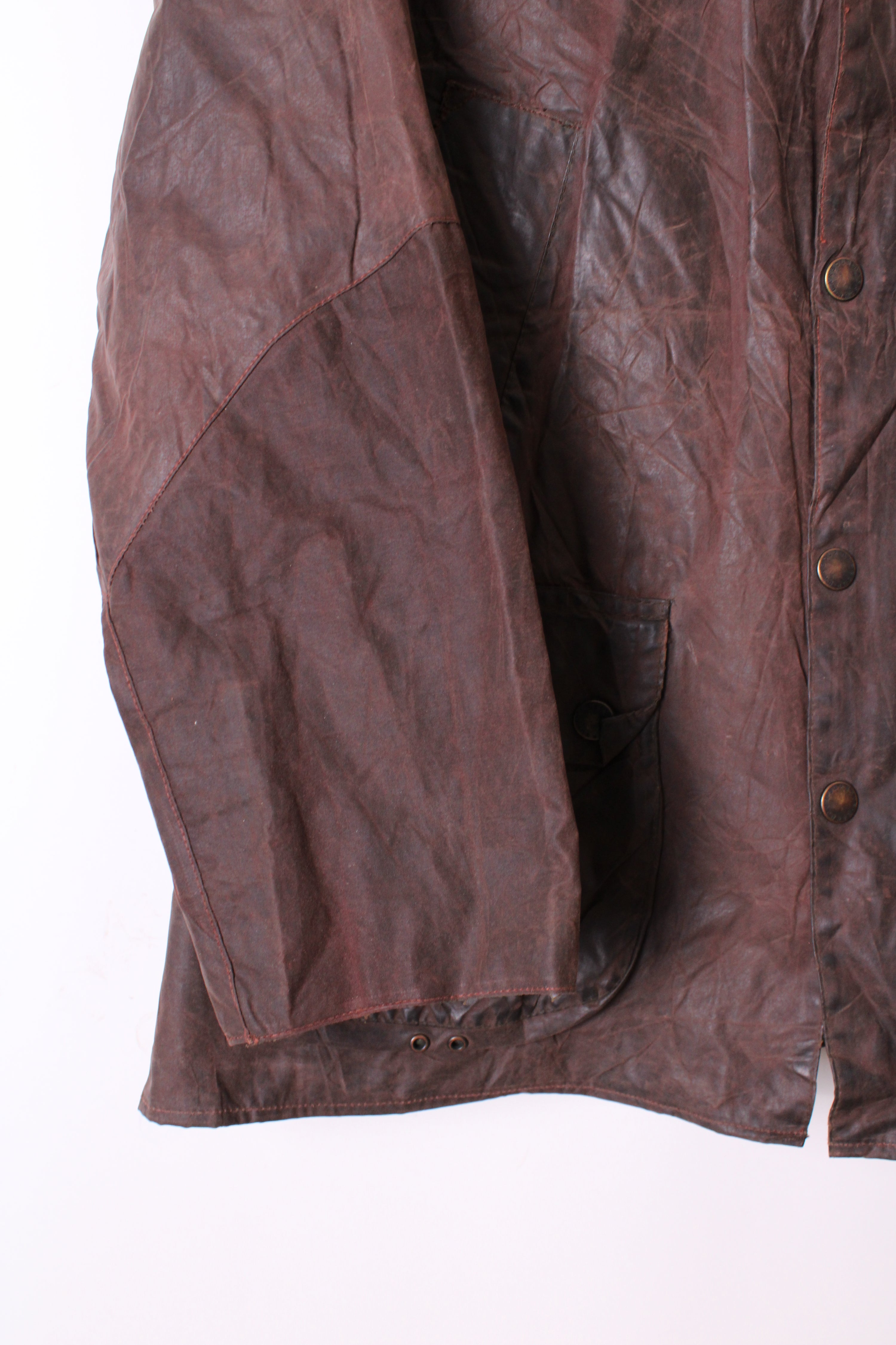 BARBOUR BEDALE WAXED JACKET RUSTIC BROWN - M/L