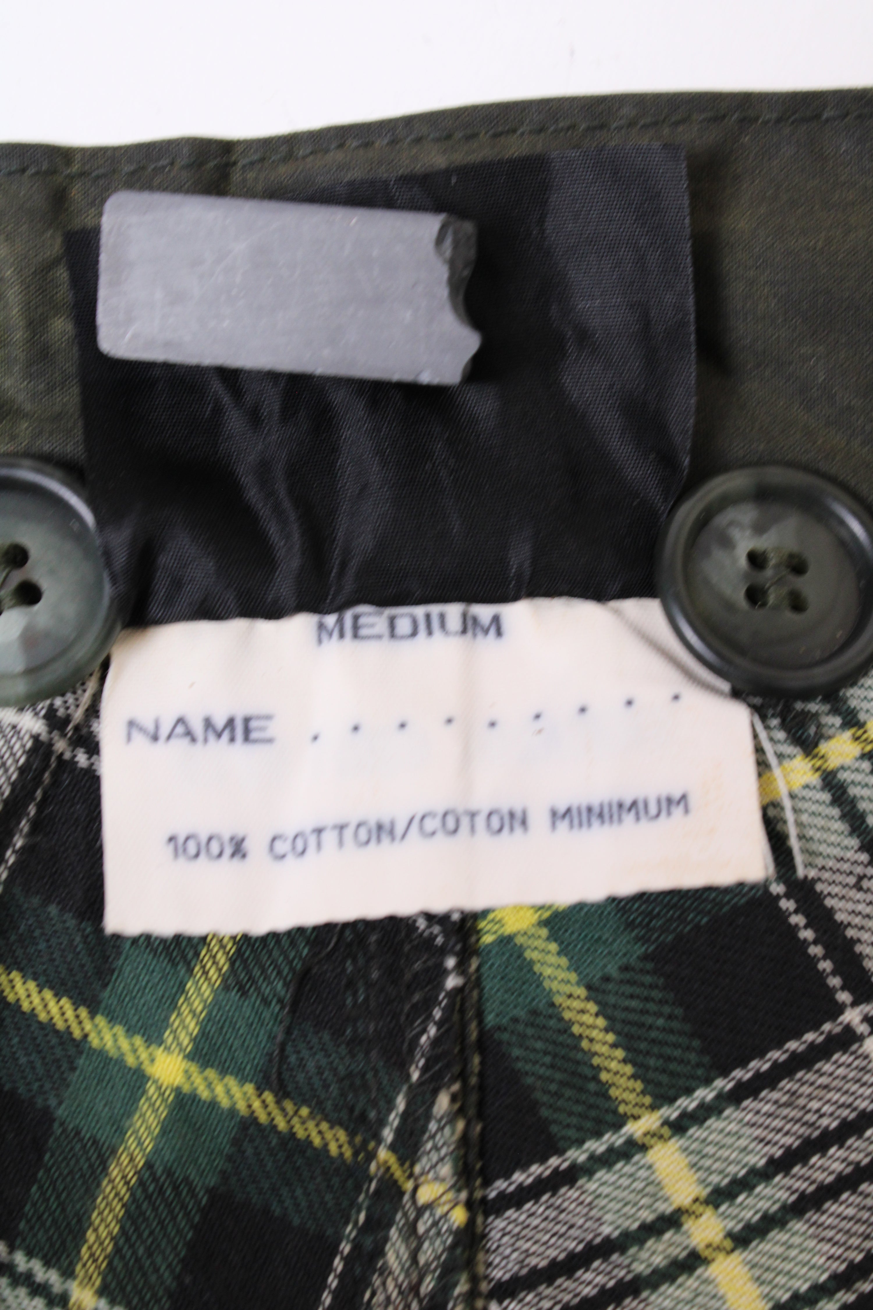 BARBOUR WAXED LINED COTTON OVERPANTS GREEN - M