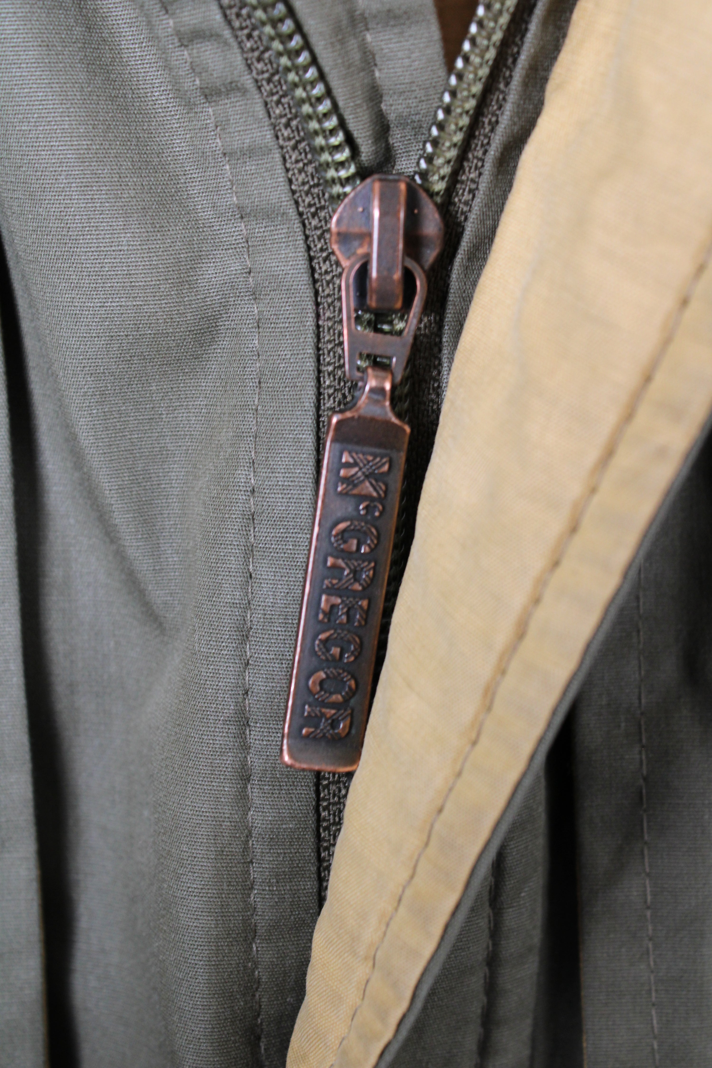 VINTAGE MCGREGOR PARKA COAT KHAKI GREEN - M/L