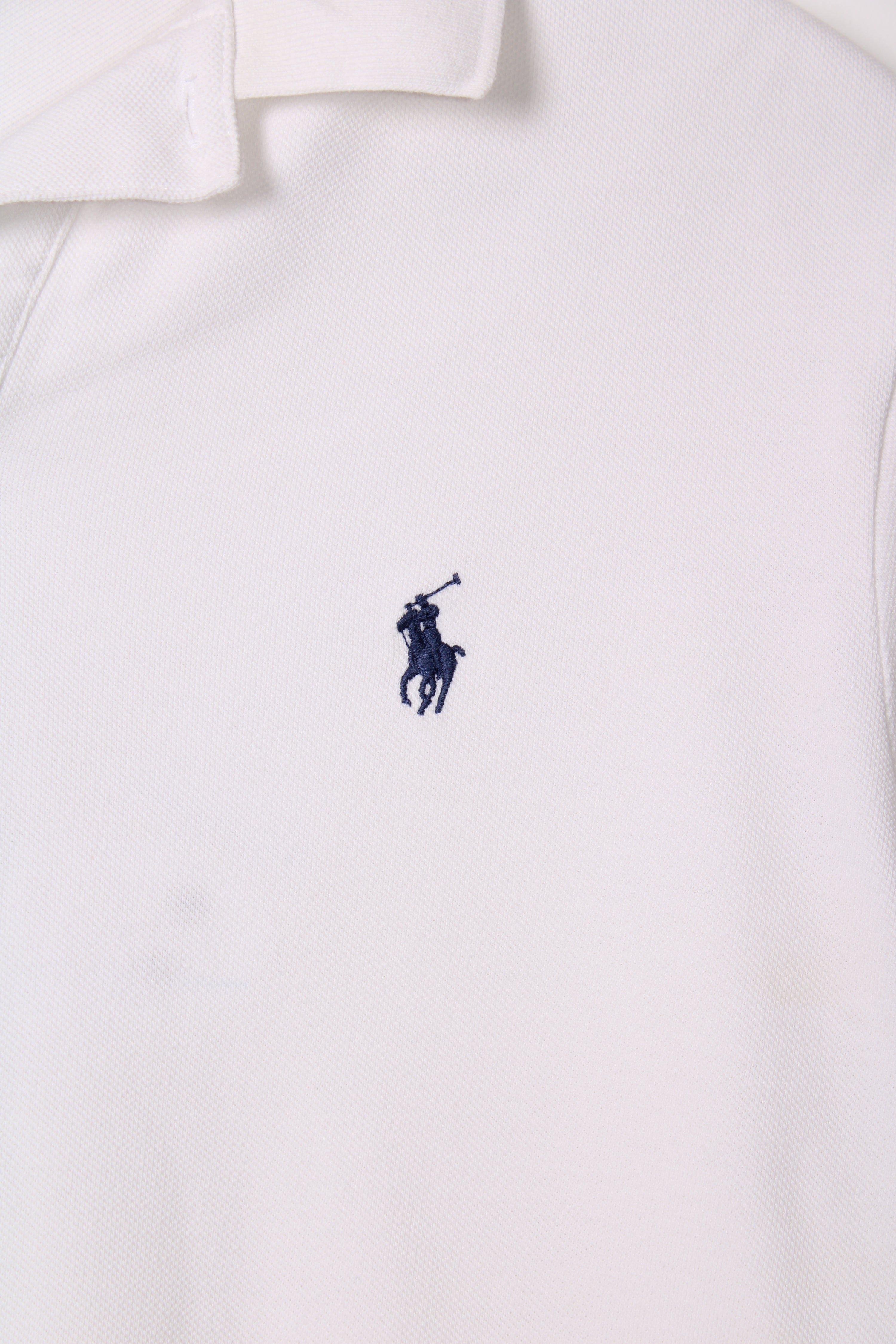 RALPH LAUREN POLO SHIRT WHITE - L