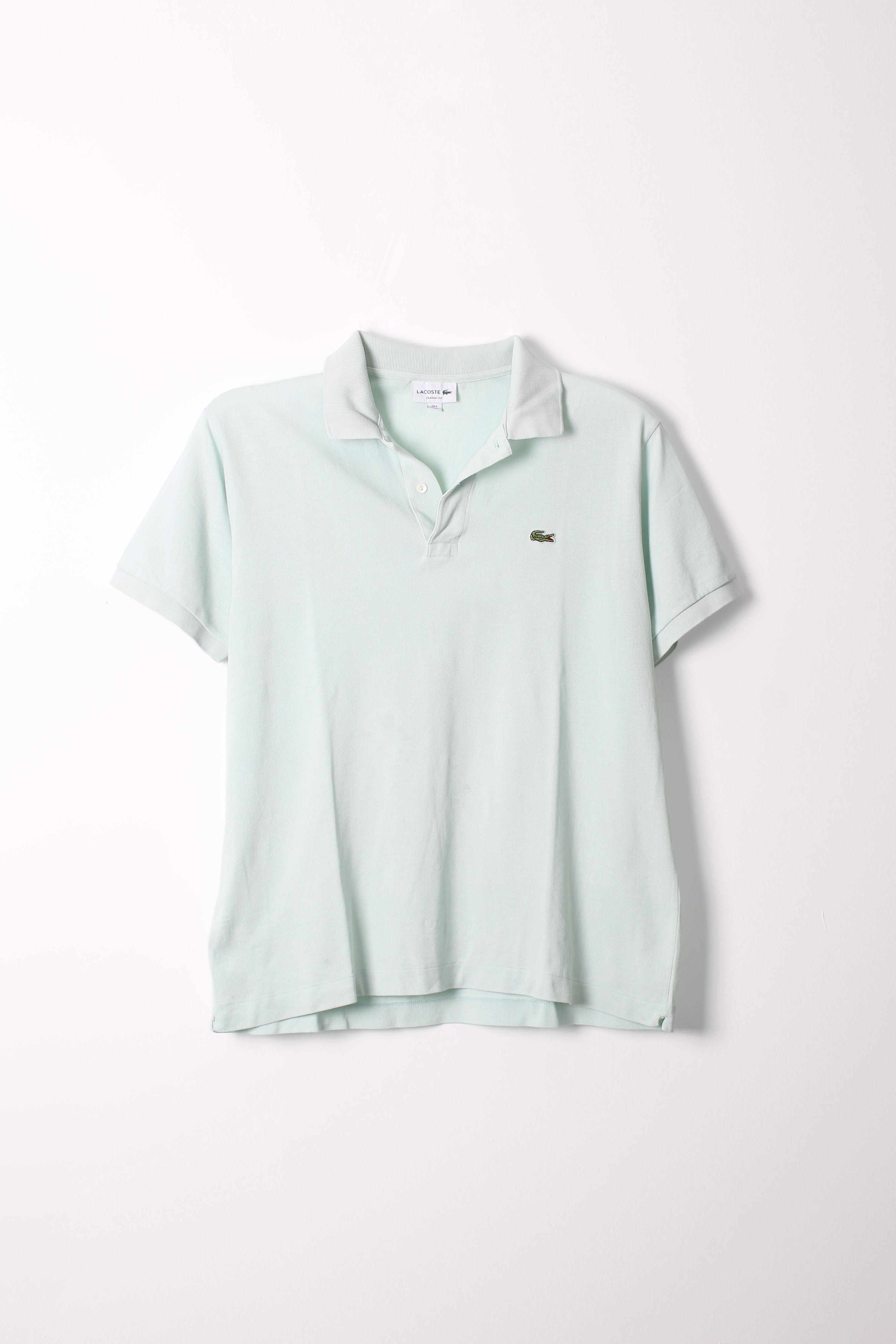 LACOSTE POLO SHIRT AQUA GREEN - XL