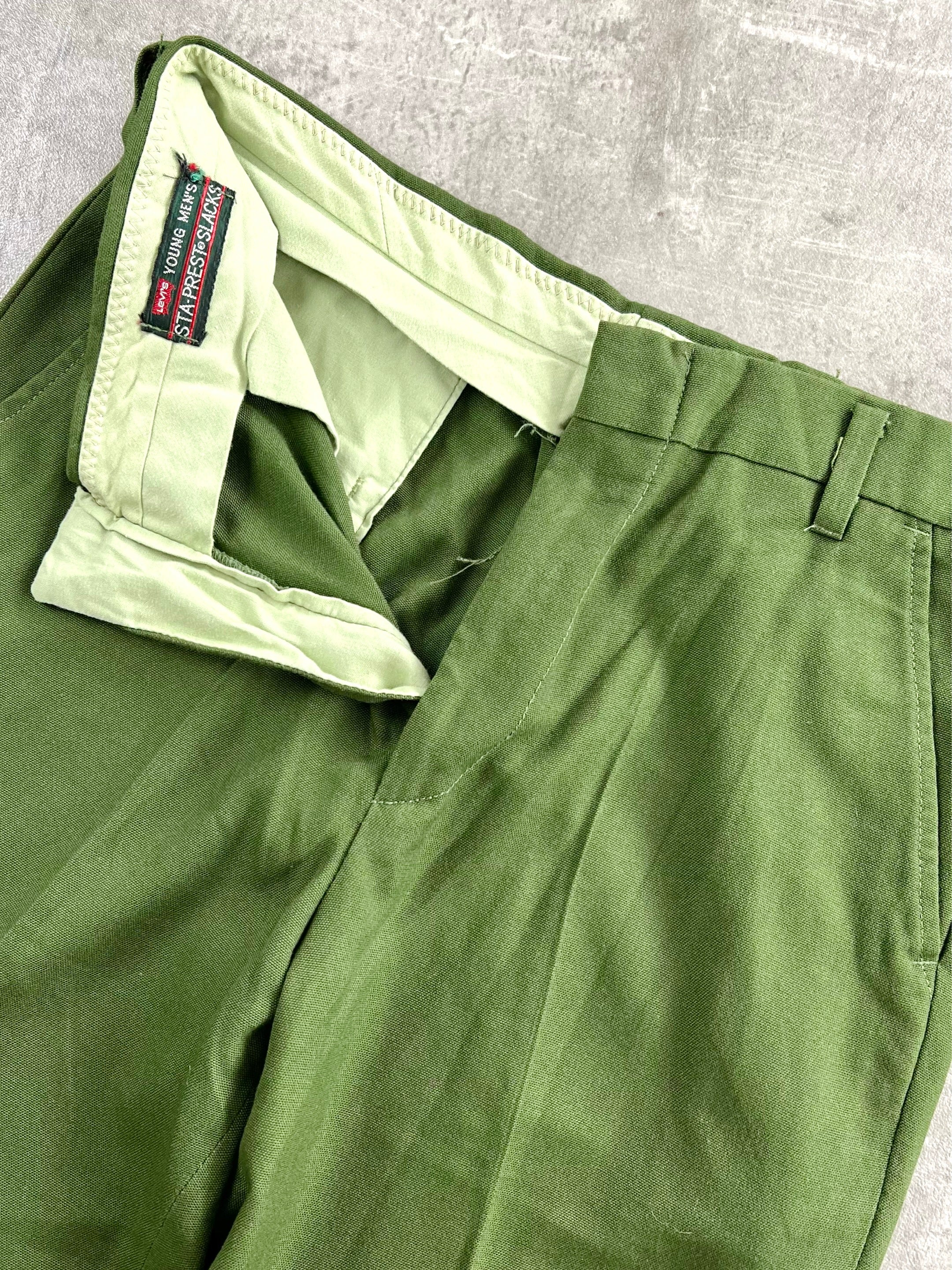 LEVIS STA-PREST GREEN PANTS