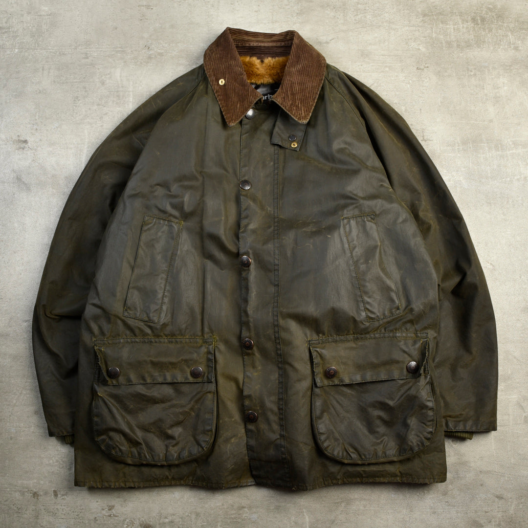 BEDALE WAXED JACKET GREEN - S/M